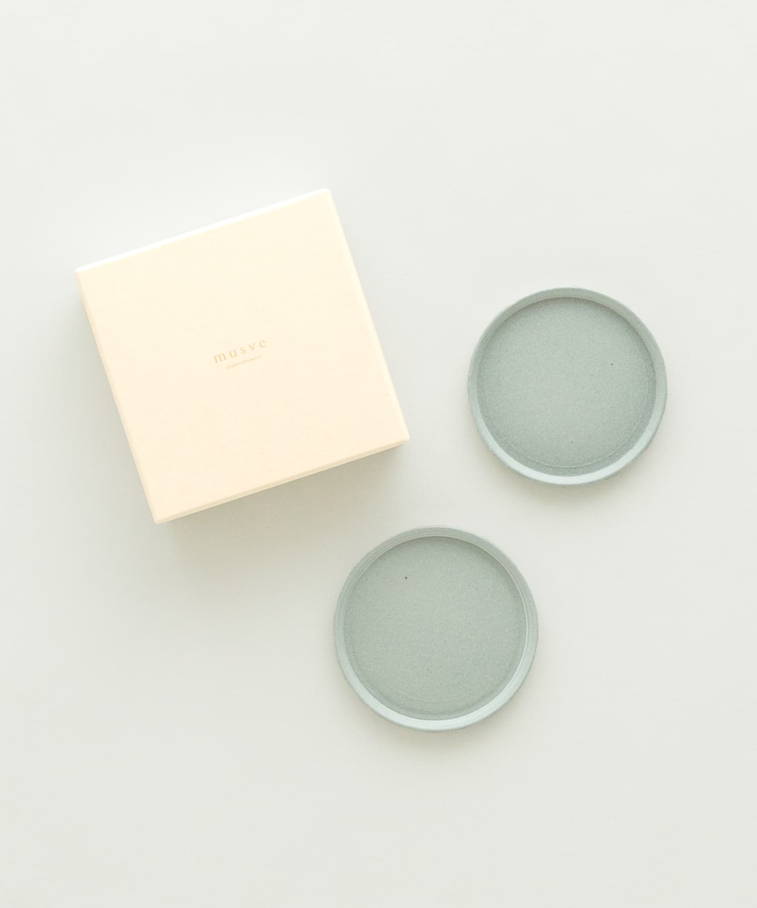 信楽焼 musve plate S 2枚セット