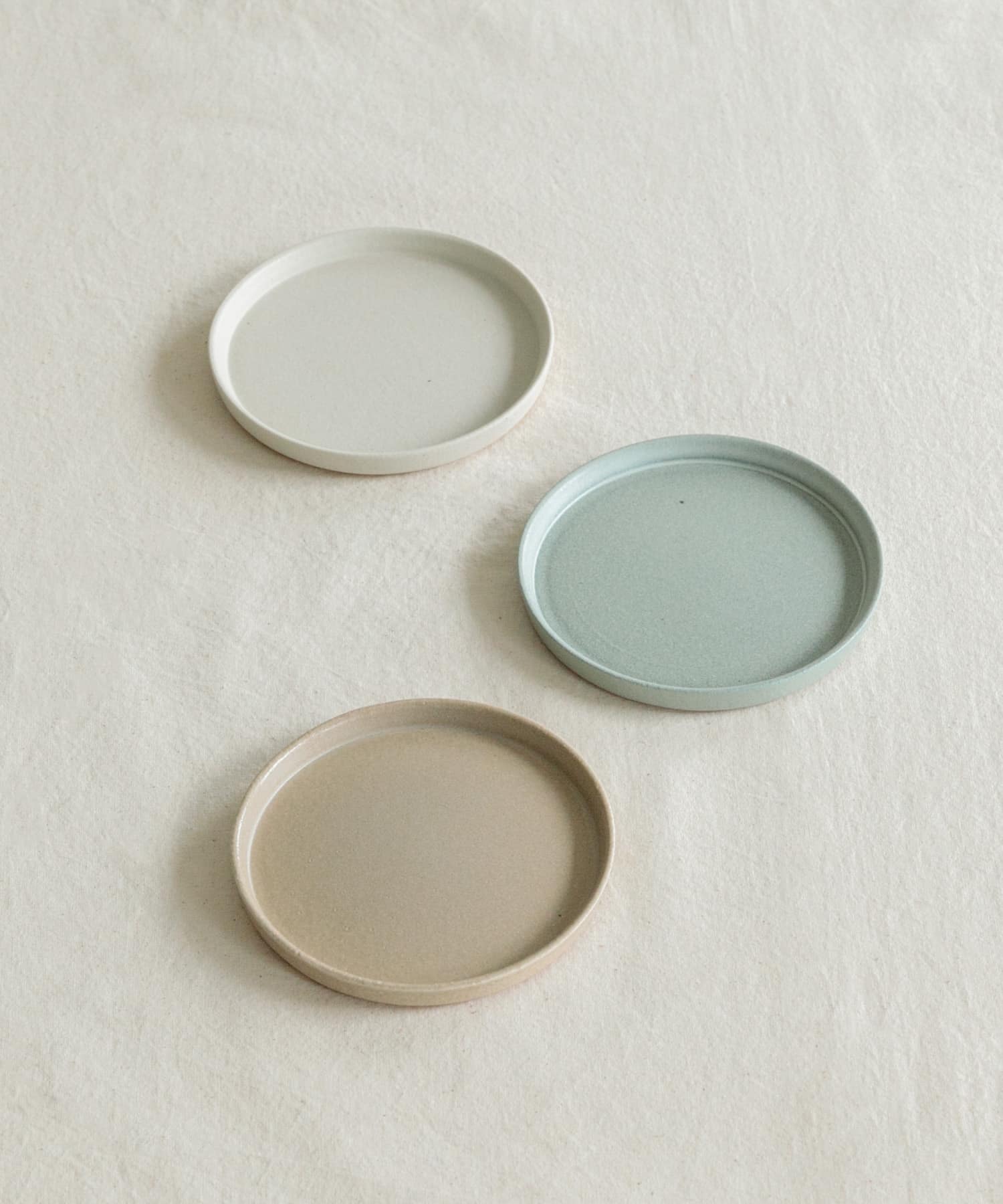 信楽焼 musve plate S 2枚セット mint S