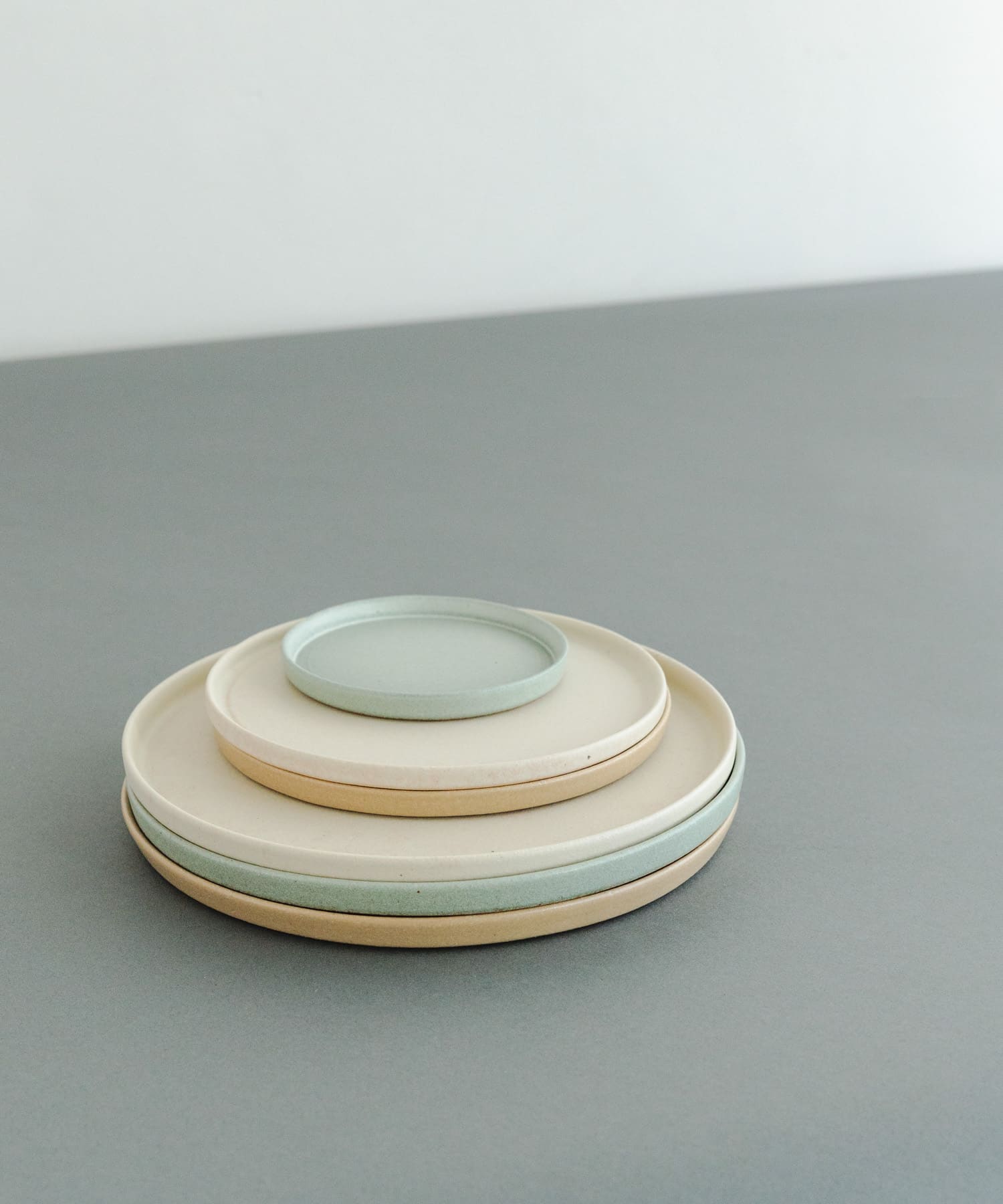 信楽焼 musve plate S 2枚セット mint S
