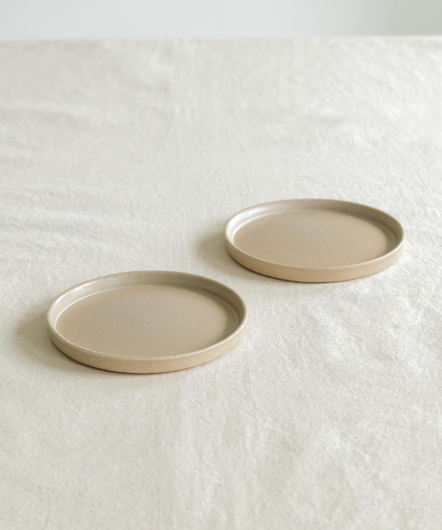 信楽焼 musve plate S 2枚セット sand S