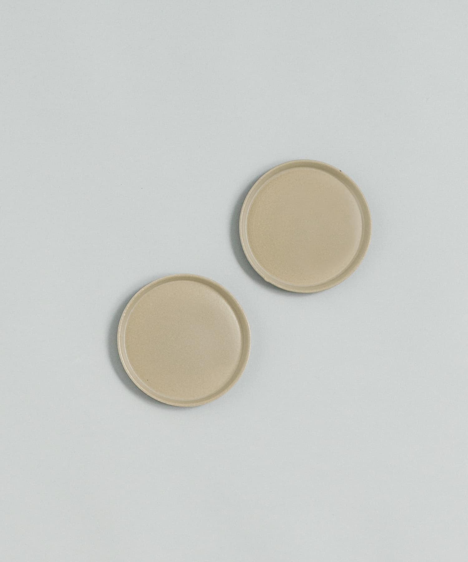 信楽焼 musve plate S 2枚セット sand S