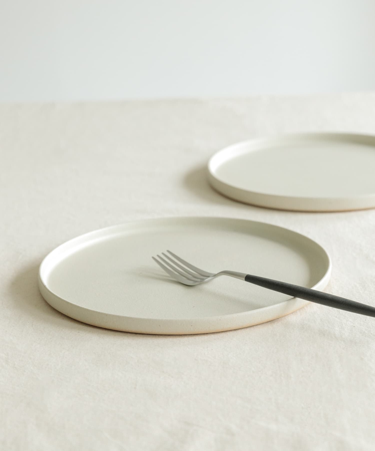 信楽焼 musve plate L 2枚セット off white L