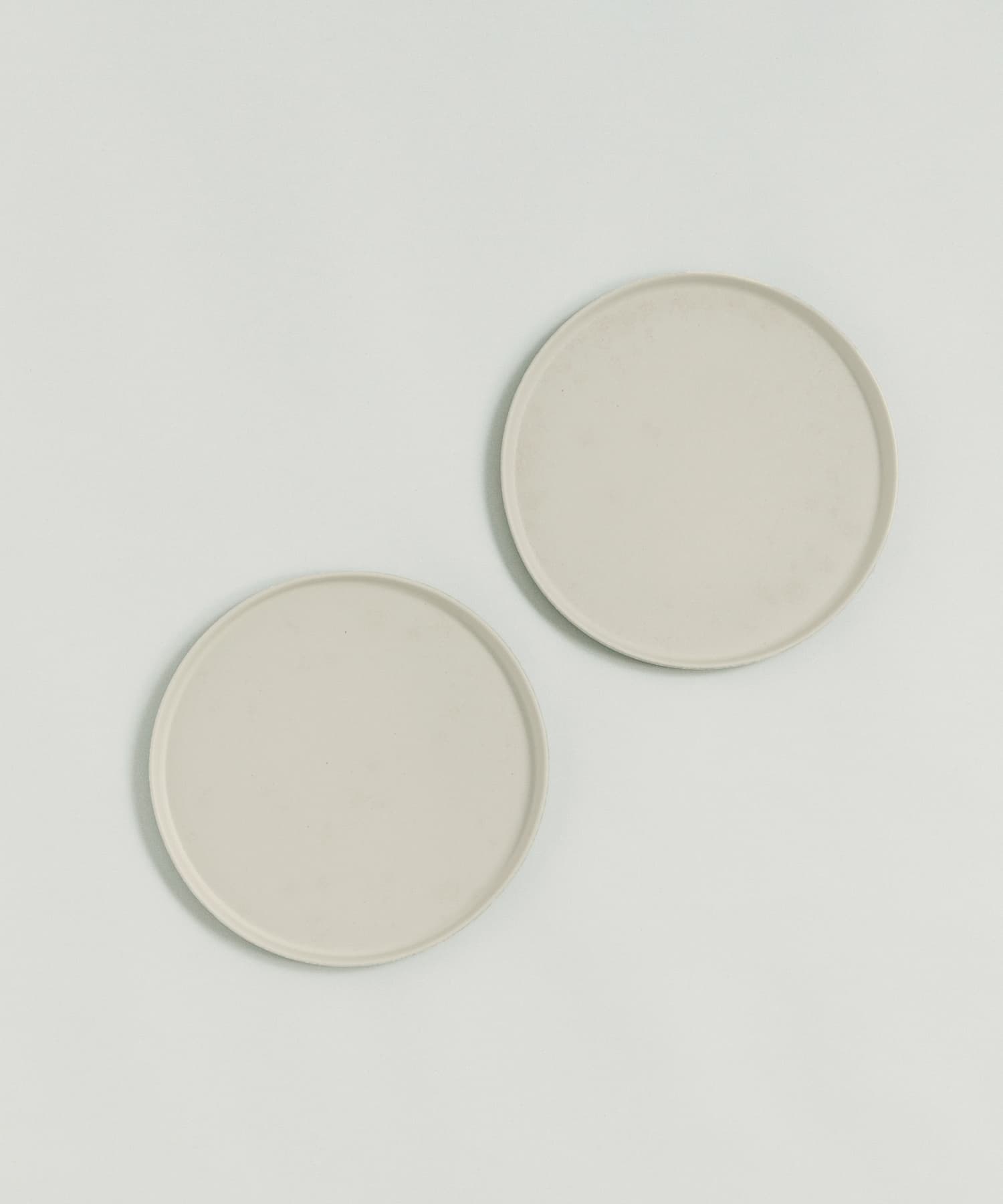 信楽焼 musve plate L 2枚セット off white L