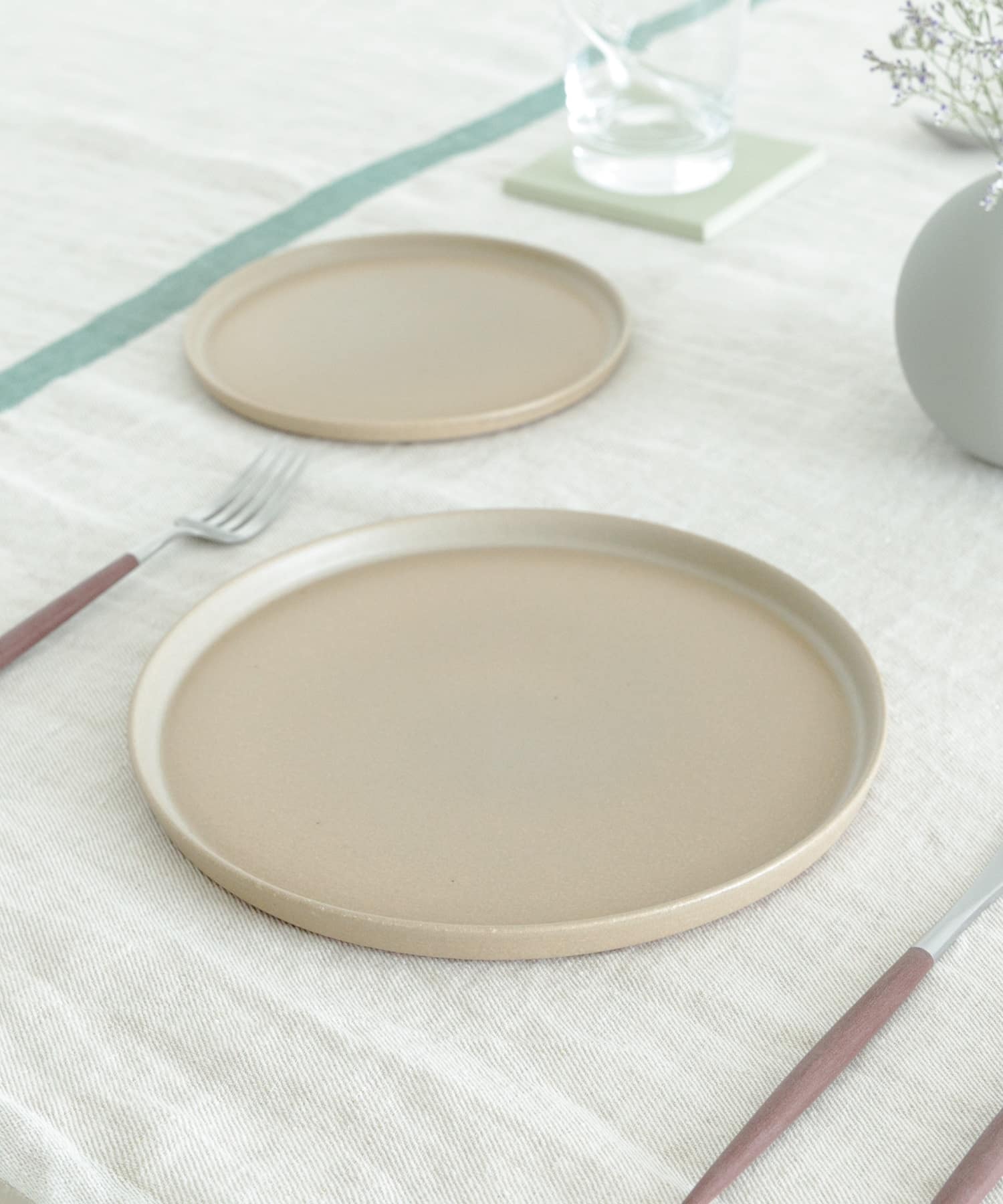 信楽焼 musve plate L 2枚セット sand L