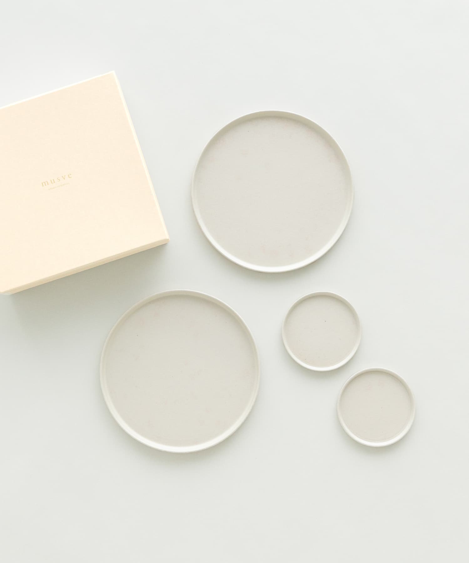 信楽焼 musve plate S+L 4枚セット