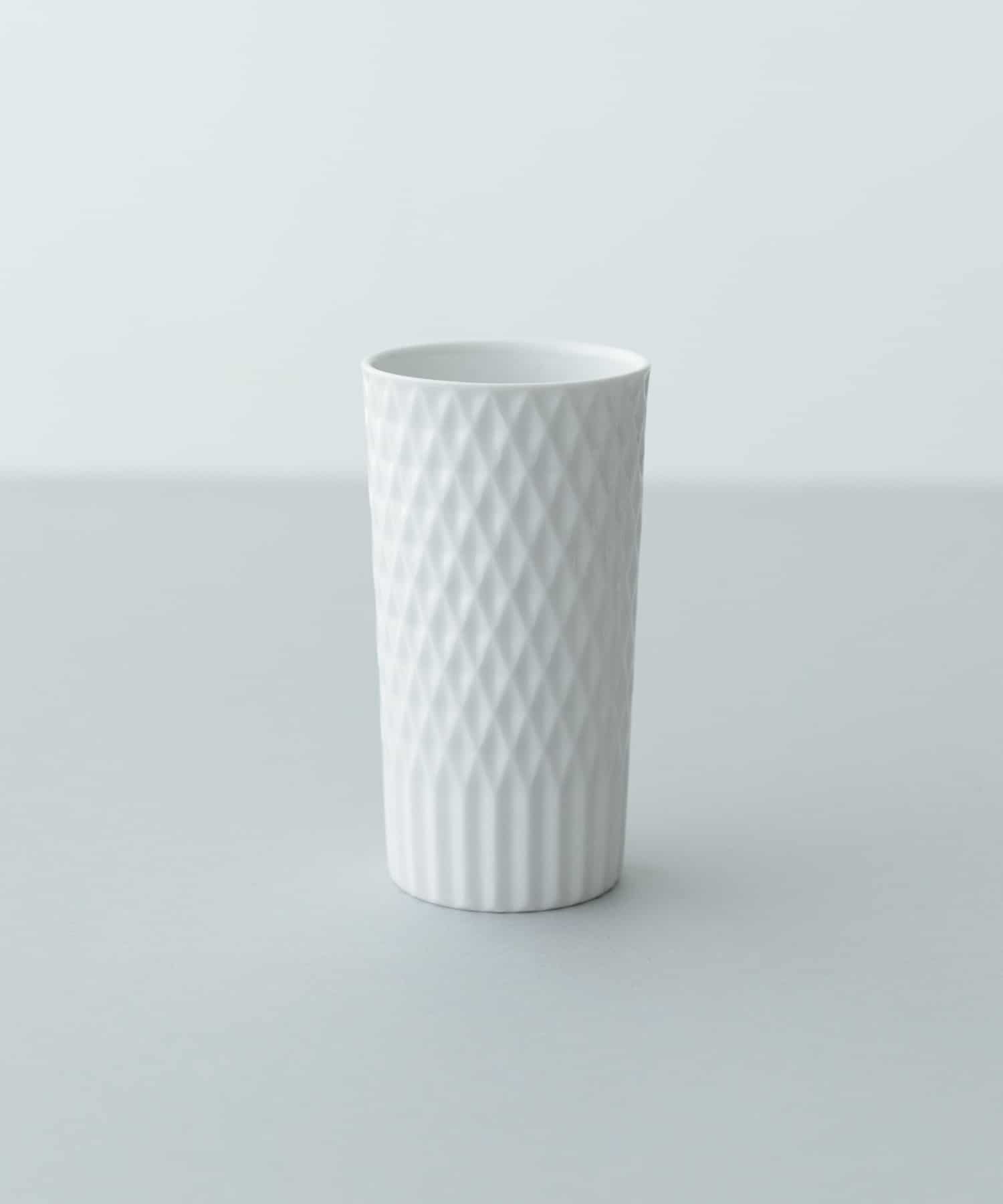 224 porcelain　ダイヤ彫 タンブラー