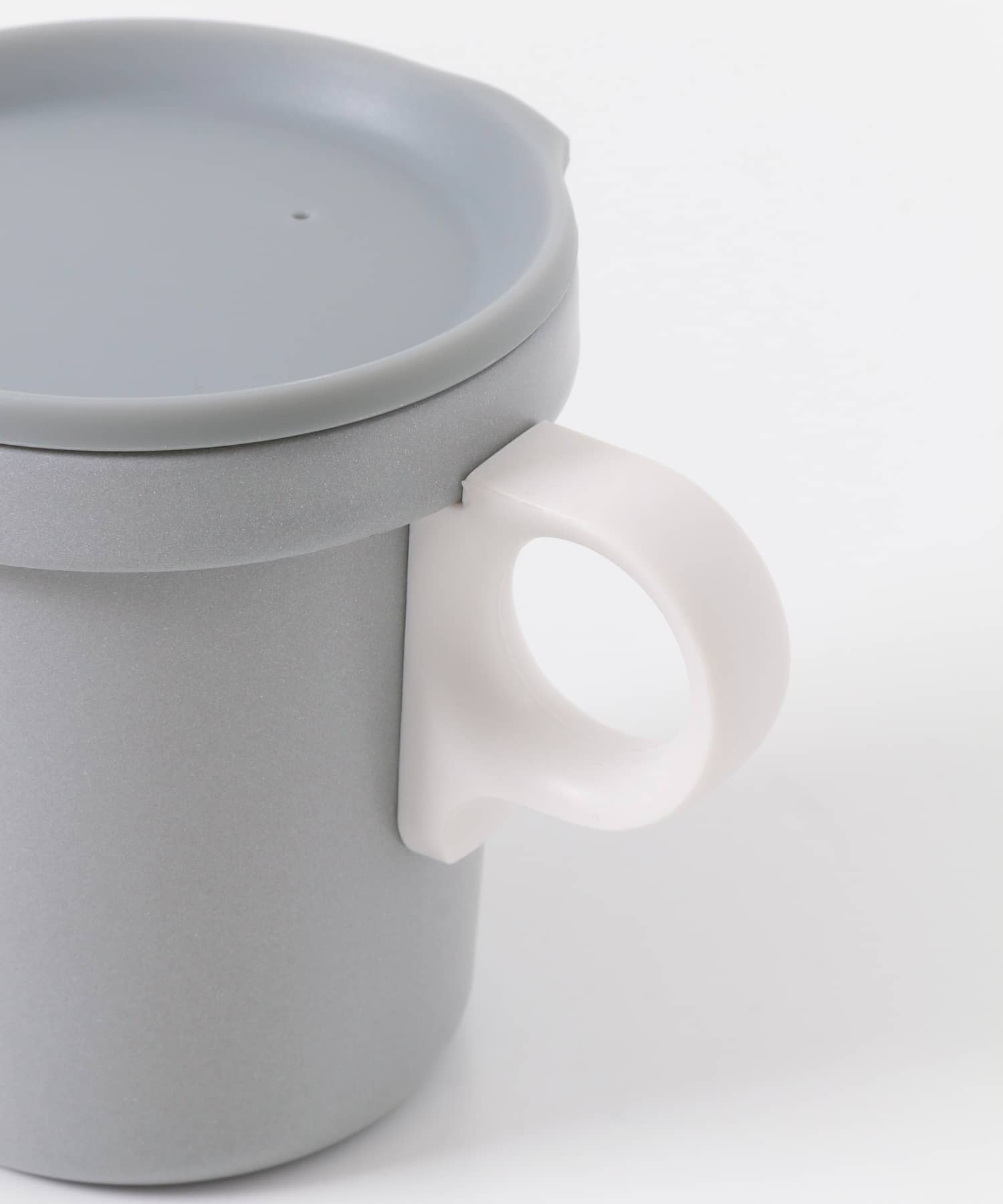 ovject　ほうろうフックマグ 360ml GRY×WHT -