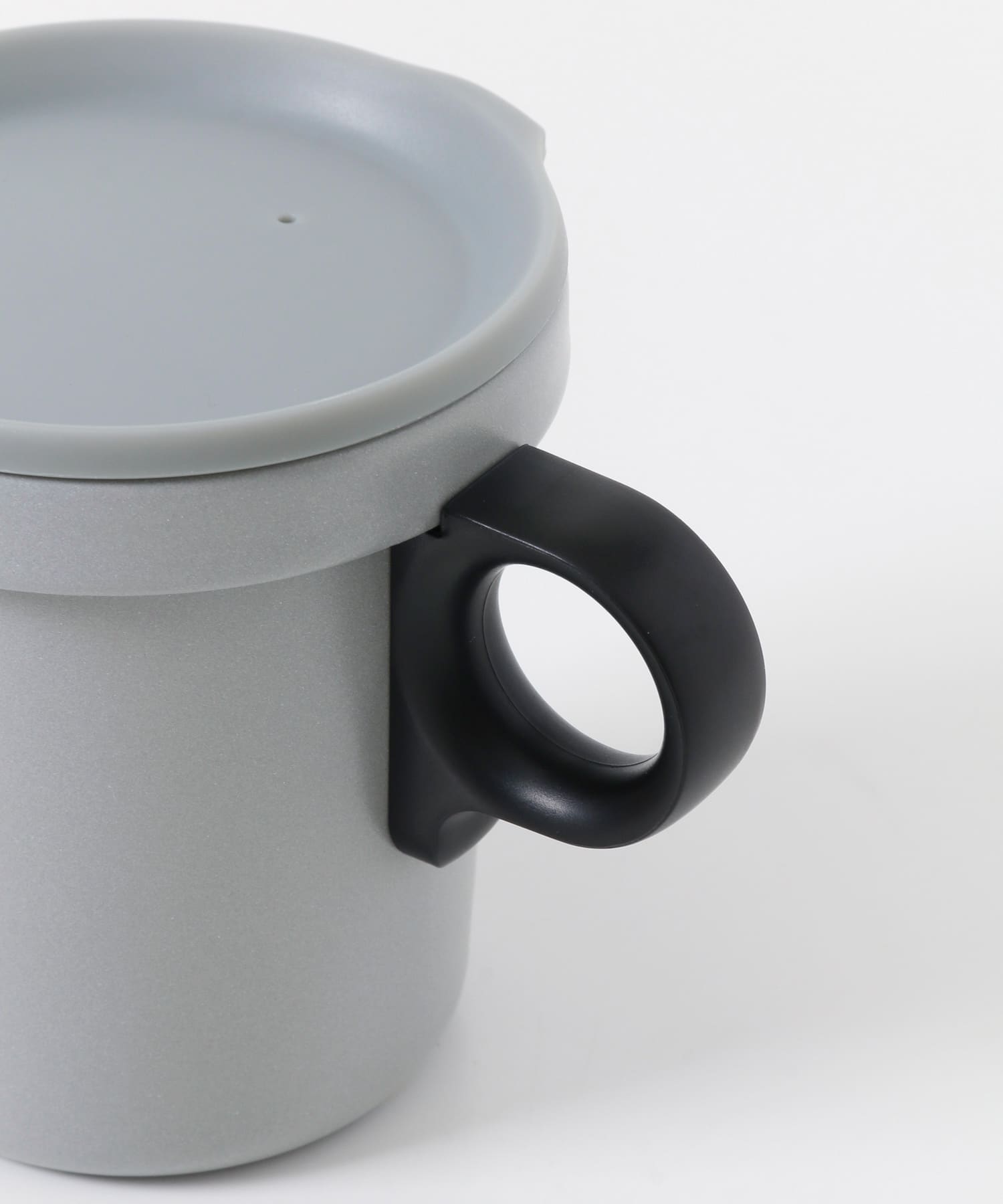 ovject　ほうろうフックマグ 360ml GRY×BLK -