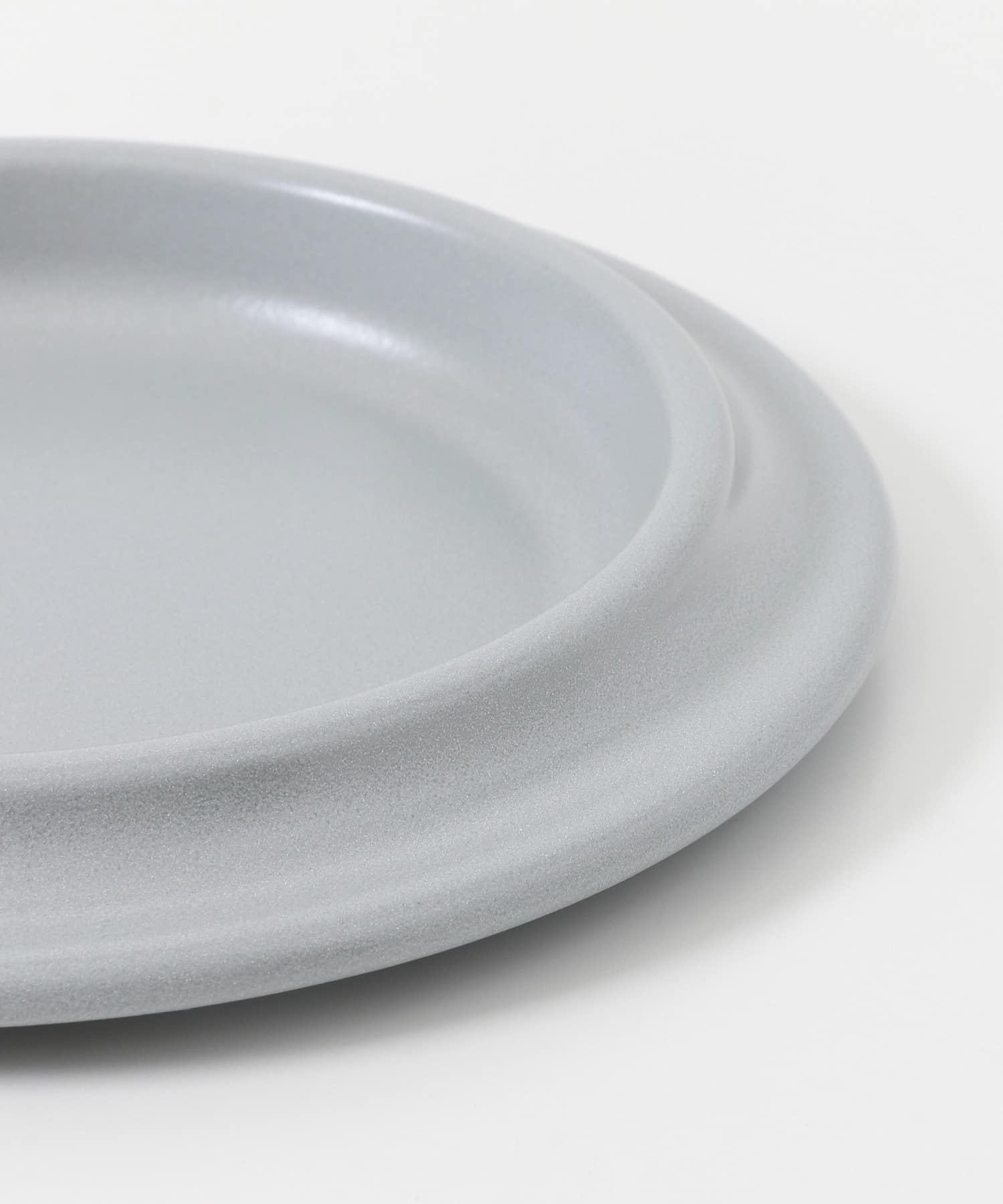 ovject　ほうろうリムプレート 18cm GRAY -