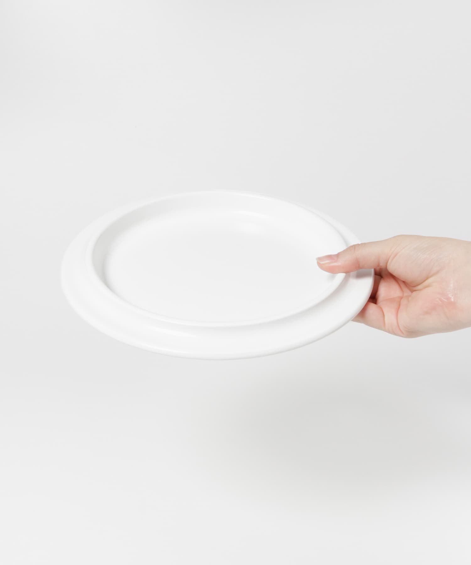 ovject　ほうろうリムプレート 24cm WHITE -