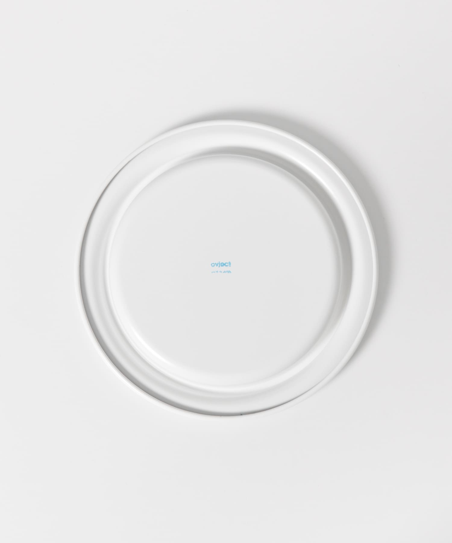 ovject　ほうろうリムプレート 24cm WHITE -