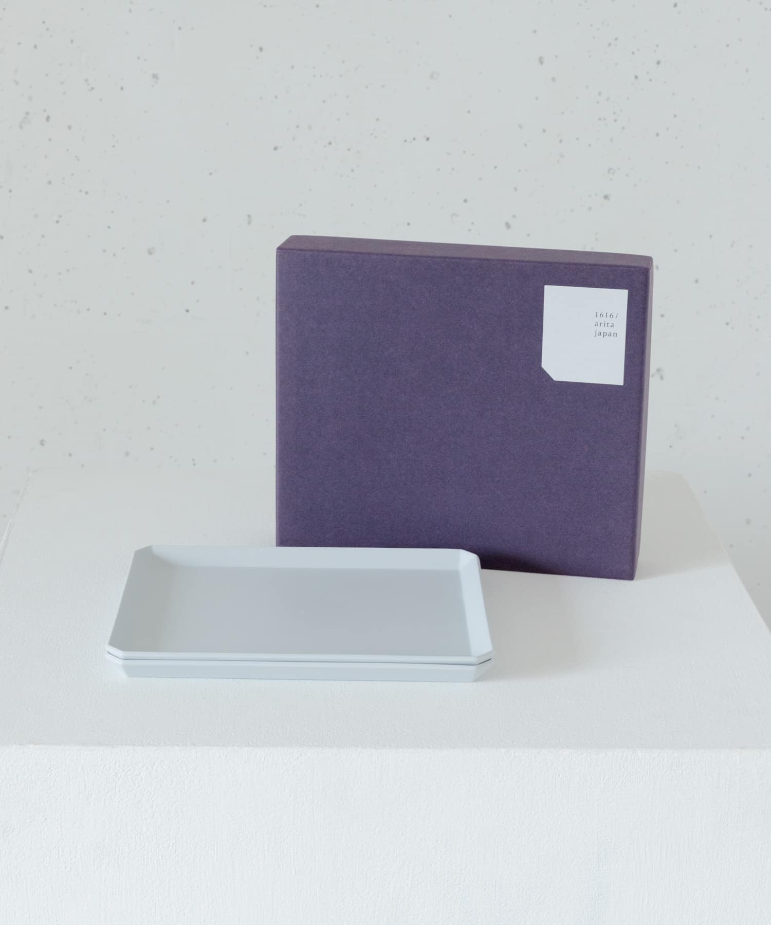 1616ARITA　TYスクエアプレート235サイズ 2枚セット Gray -