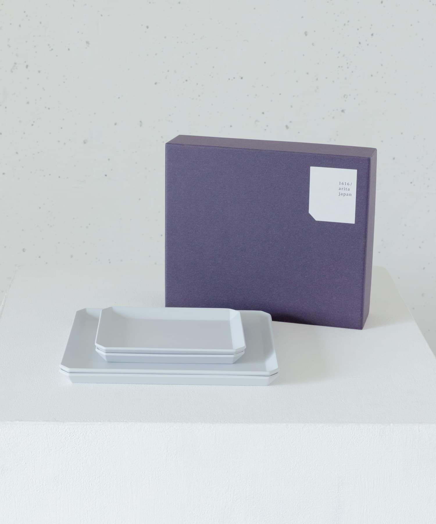 TYスクエアプレート Mx2枚 Lx2枚 Gray -