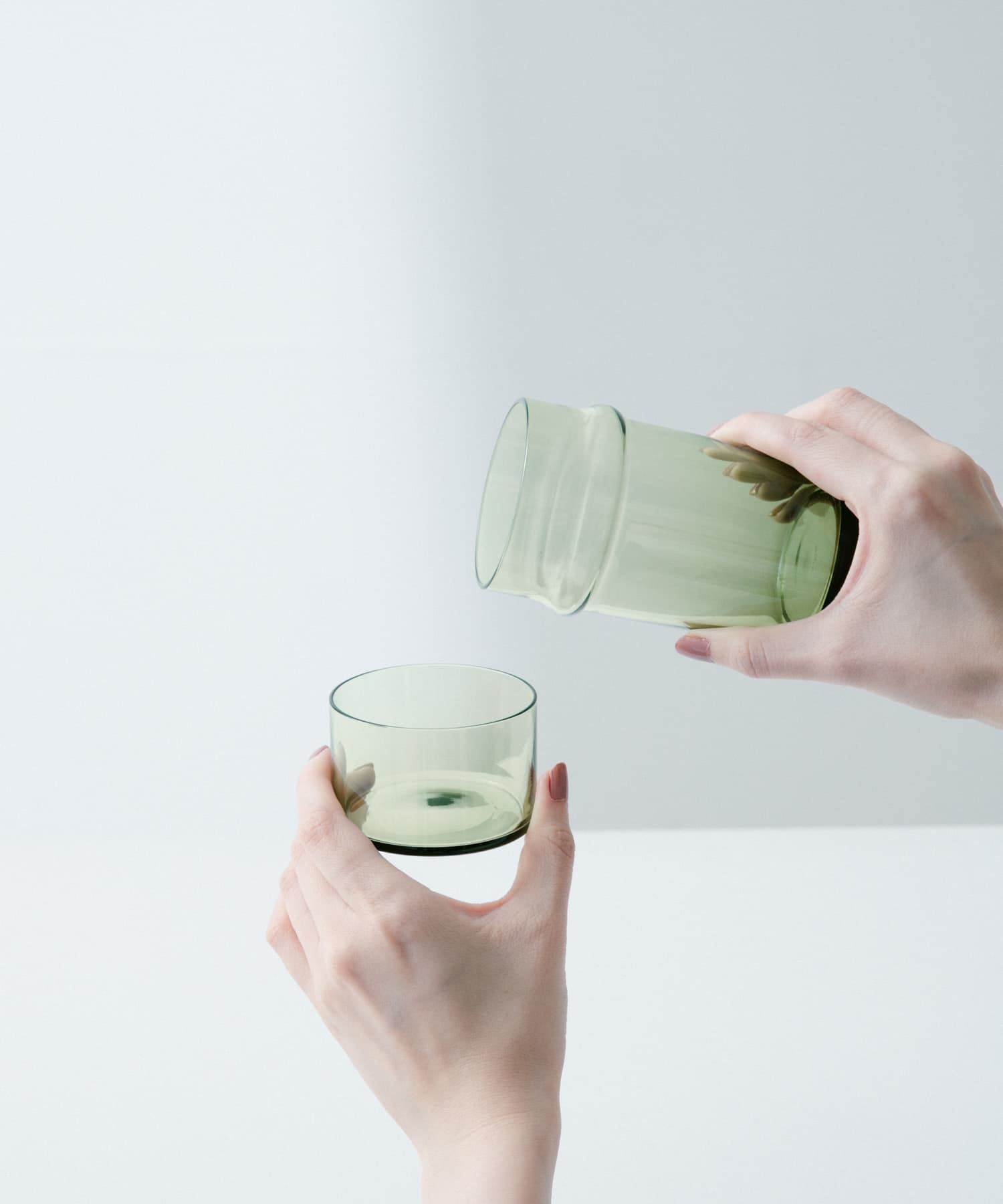 Sghr スガハラ キャップンコップ キャップ付きグラス フォレスト -