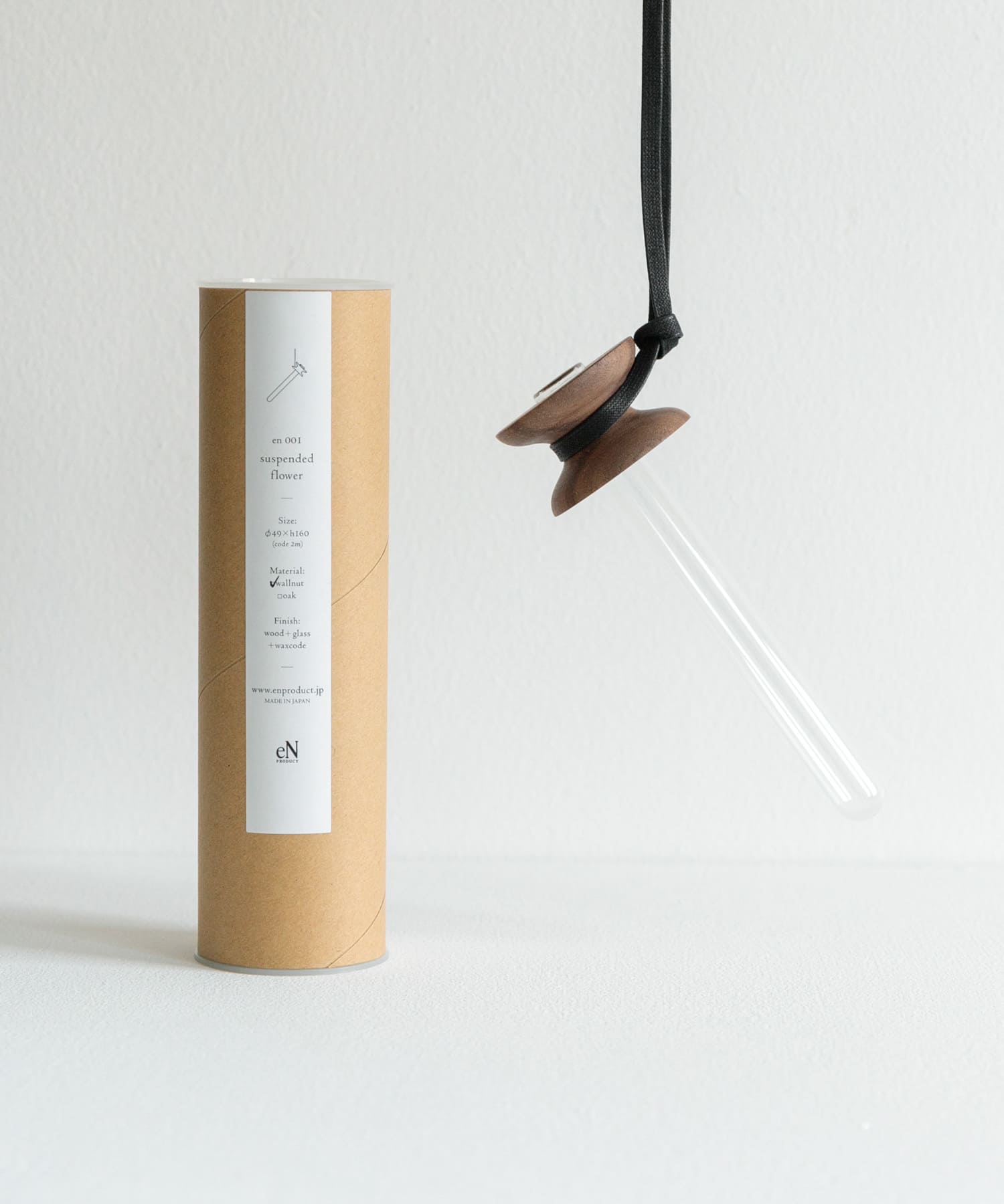 eN product　suspended flower walnut ウォールナット -