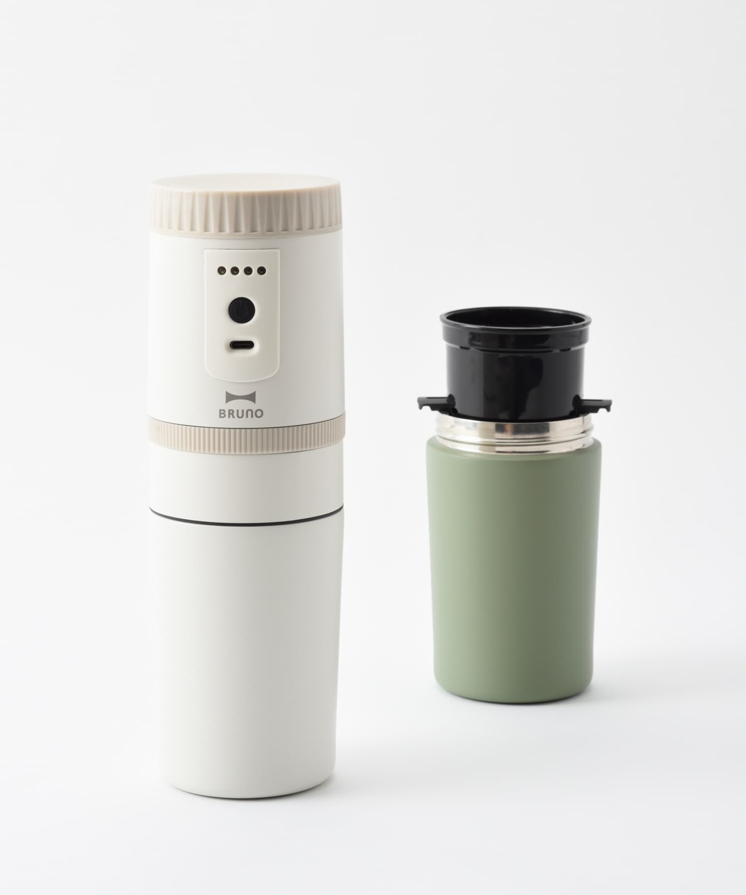 BRUNO　電動ミルコーヒーメーカー BEIGE -