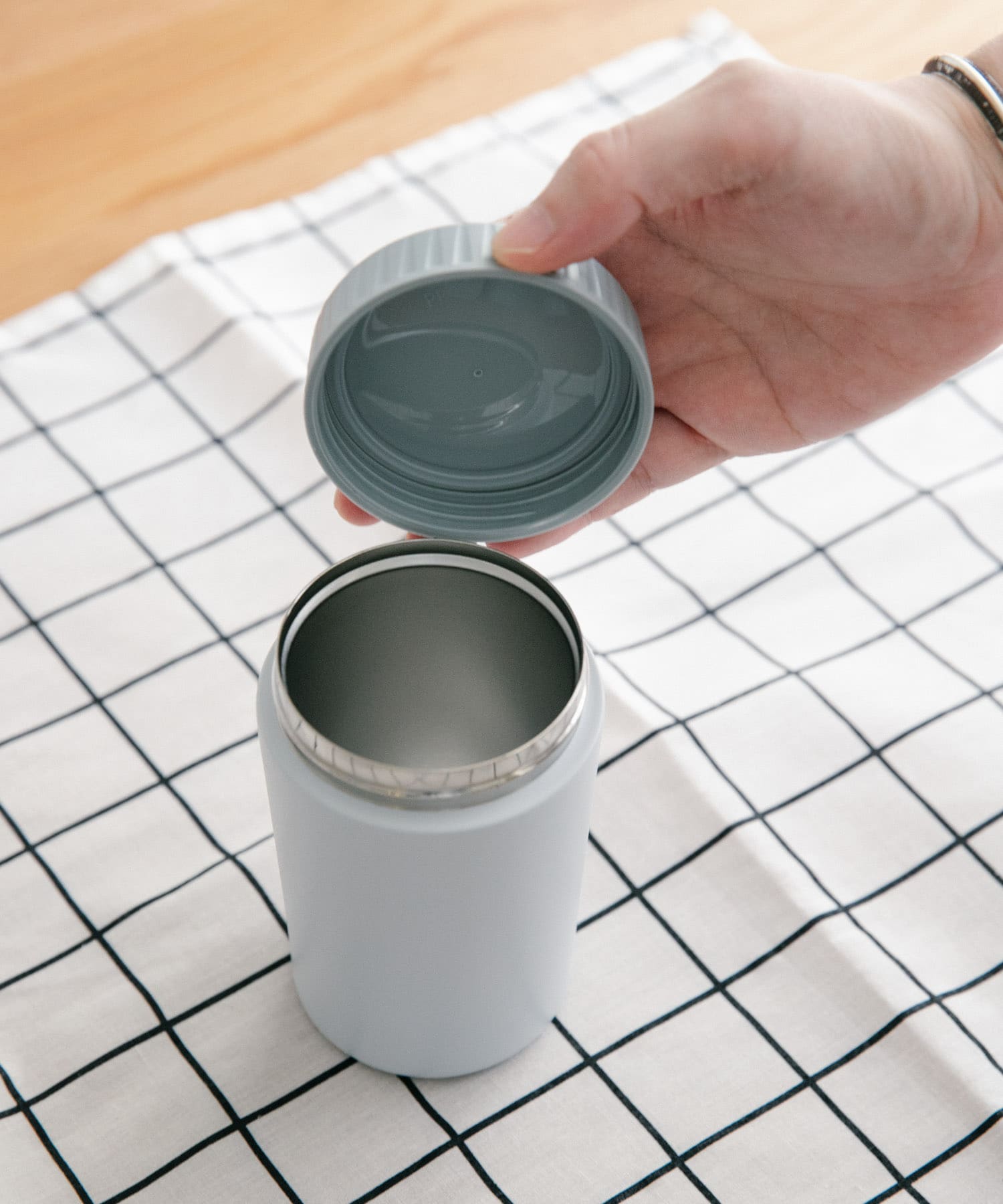 BRUNO　電動ミルコーヒーメーカー BLUE GRAY -