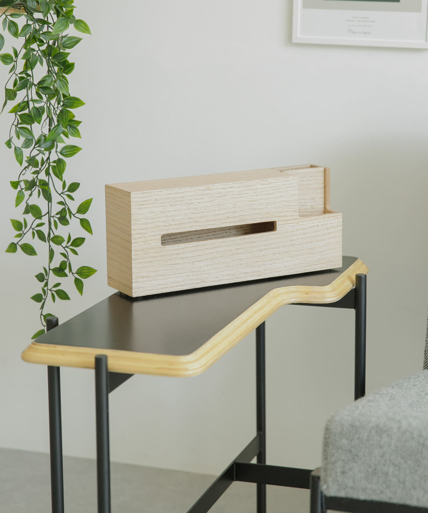 BRID　WOOD TISSUE CASE OAK -
