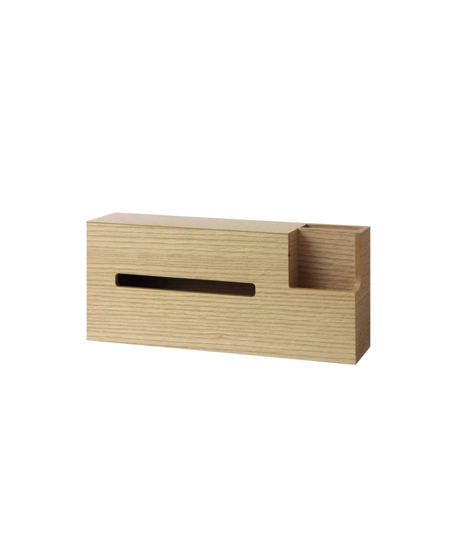 BRID　WOOD TISSUE CASE OAK -