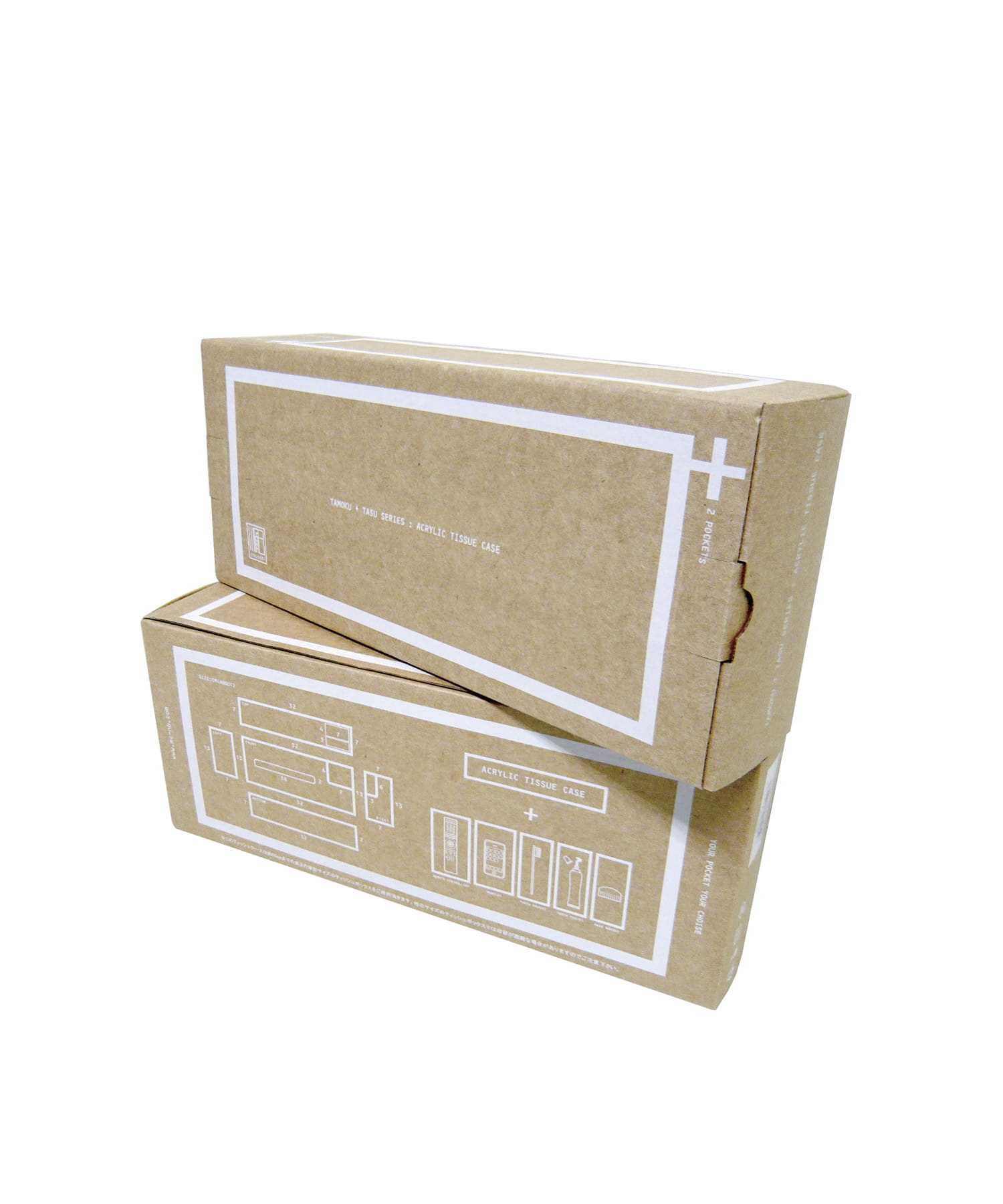 BRID　WOOD TISSUE CASE OAK -