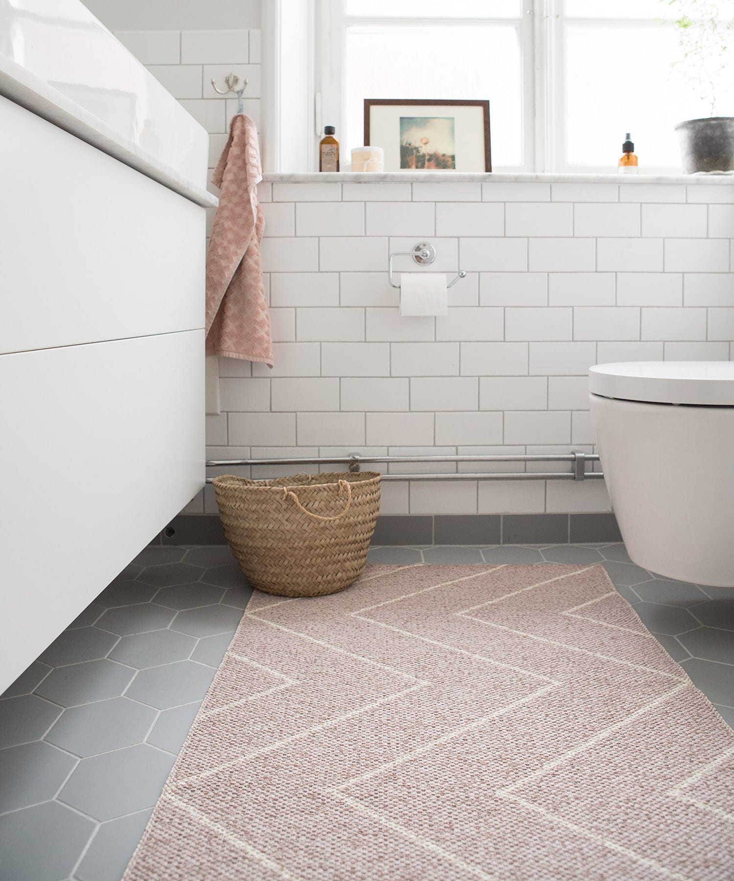 BRITA SWEDEN　RITA インアウトドアラグ70x150 DUSTY ROSE -