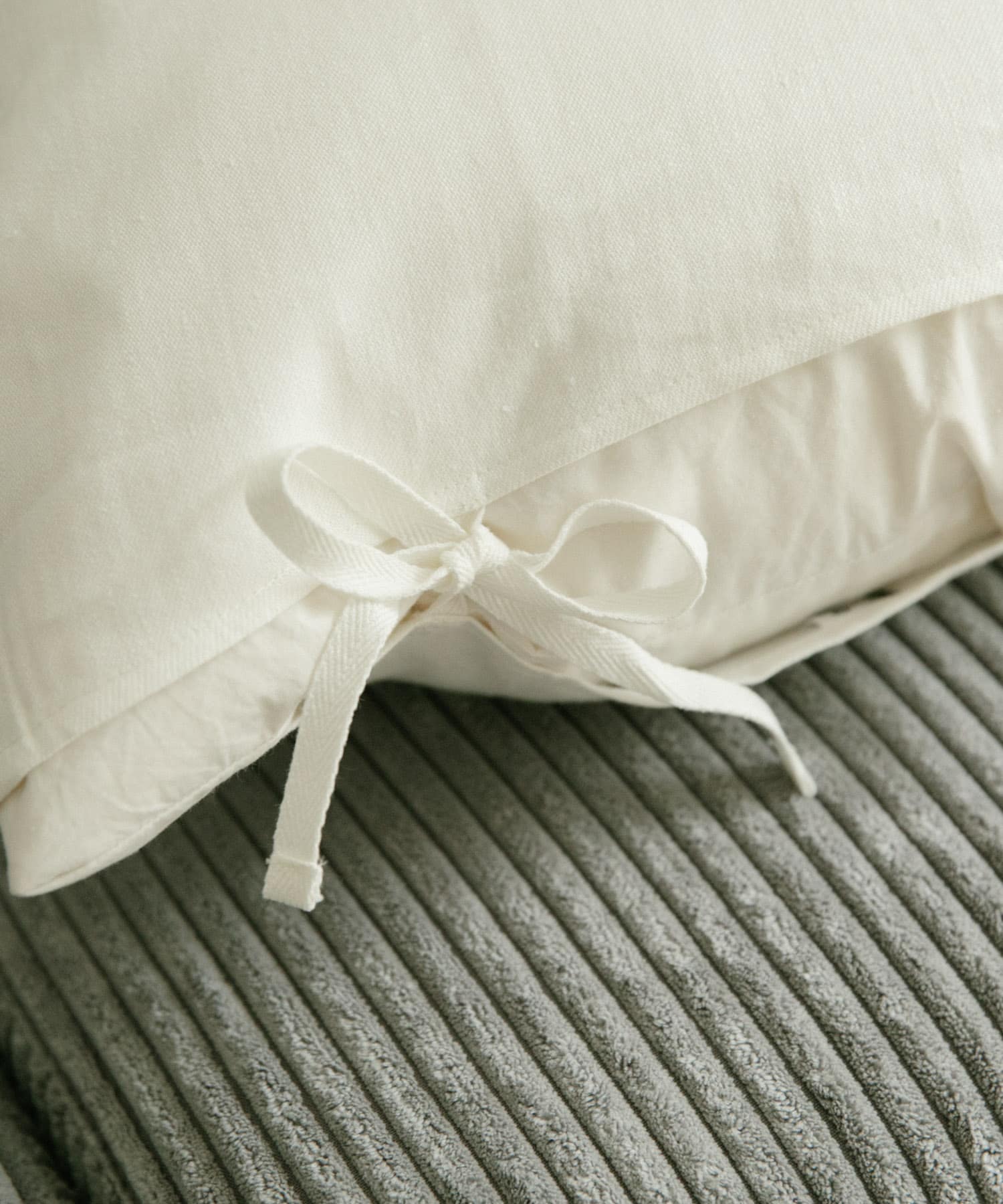 GOOD LINEN SUPPLY　CUSHION COVER TWILL WHITE -