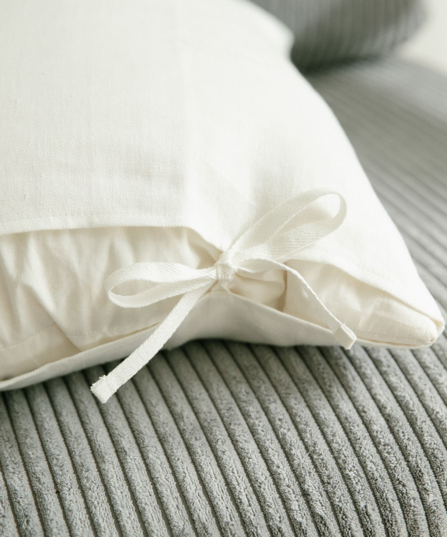 GOOD LINEN SUPPLY　CUSHION COVER TWILL WHITE -