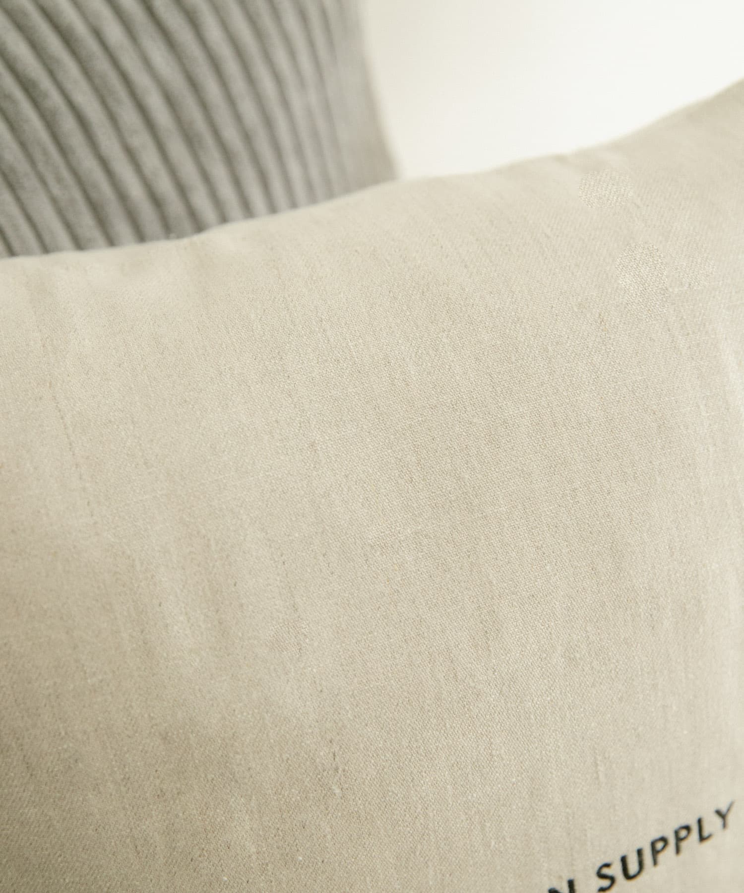 GOOD LINEN SUPPLY　CUSHION COVER TWILL NATURAL -