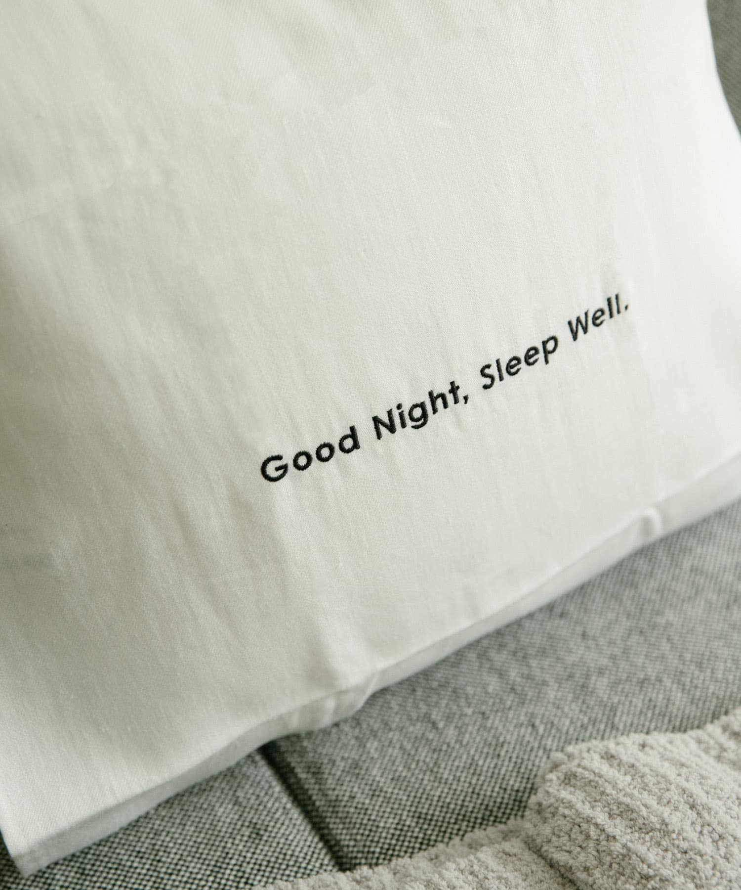 GOOD LINEN SUPPLY　PILLOW CASE TWILL WHITE -