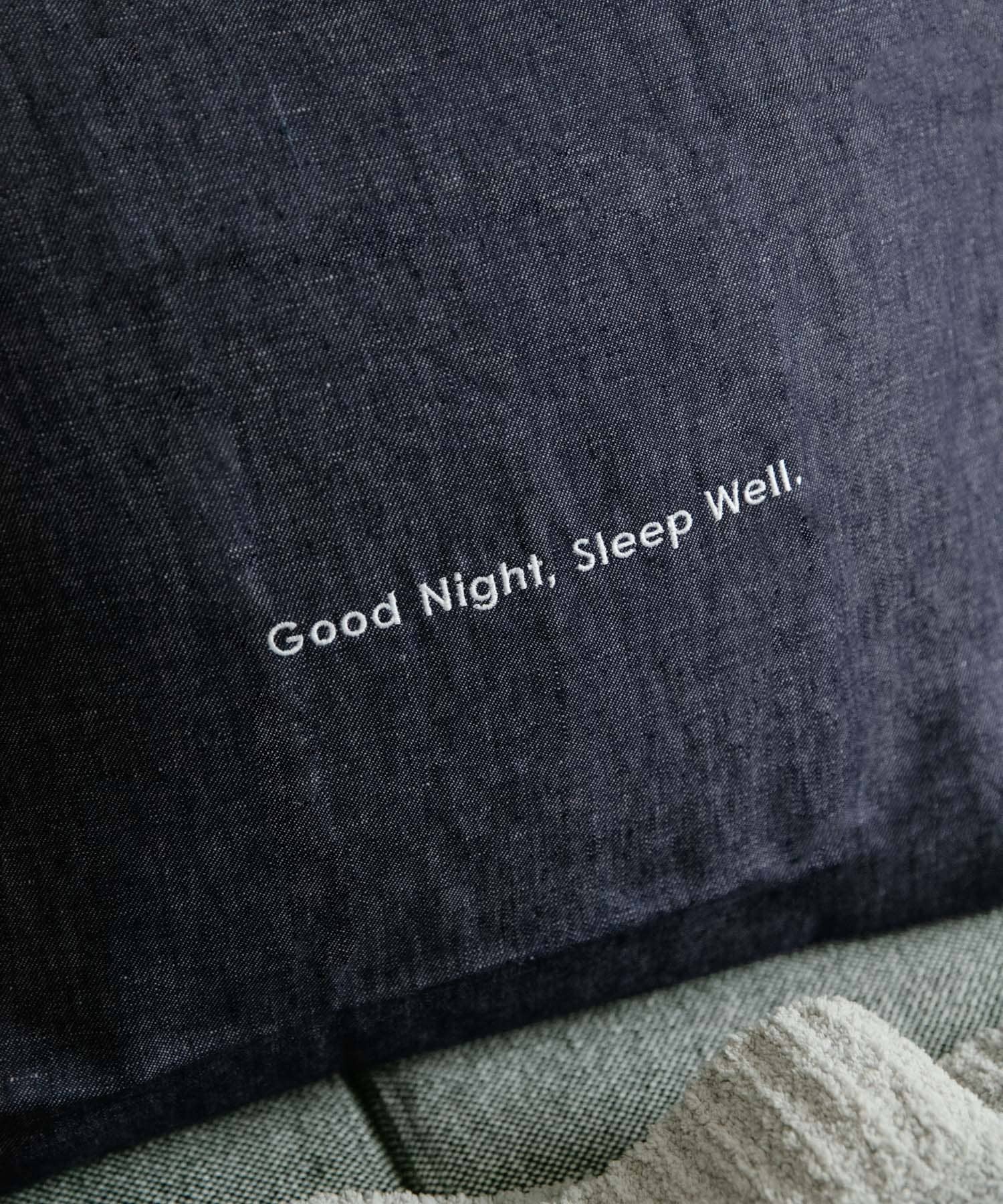 GOOD LINEN SUPPLY　PILLOW CASE TWILL NAVY -