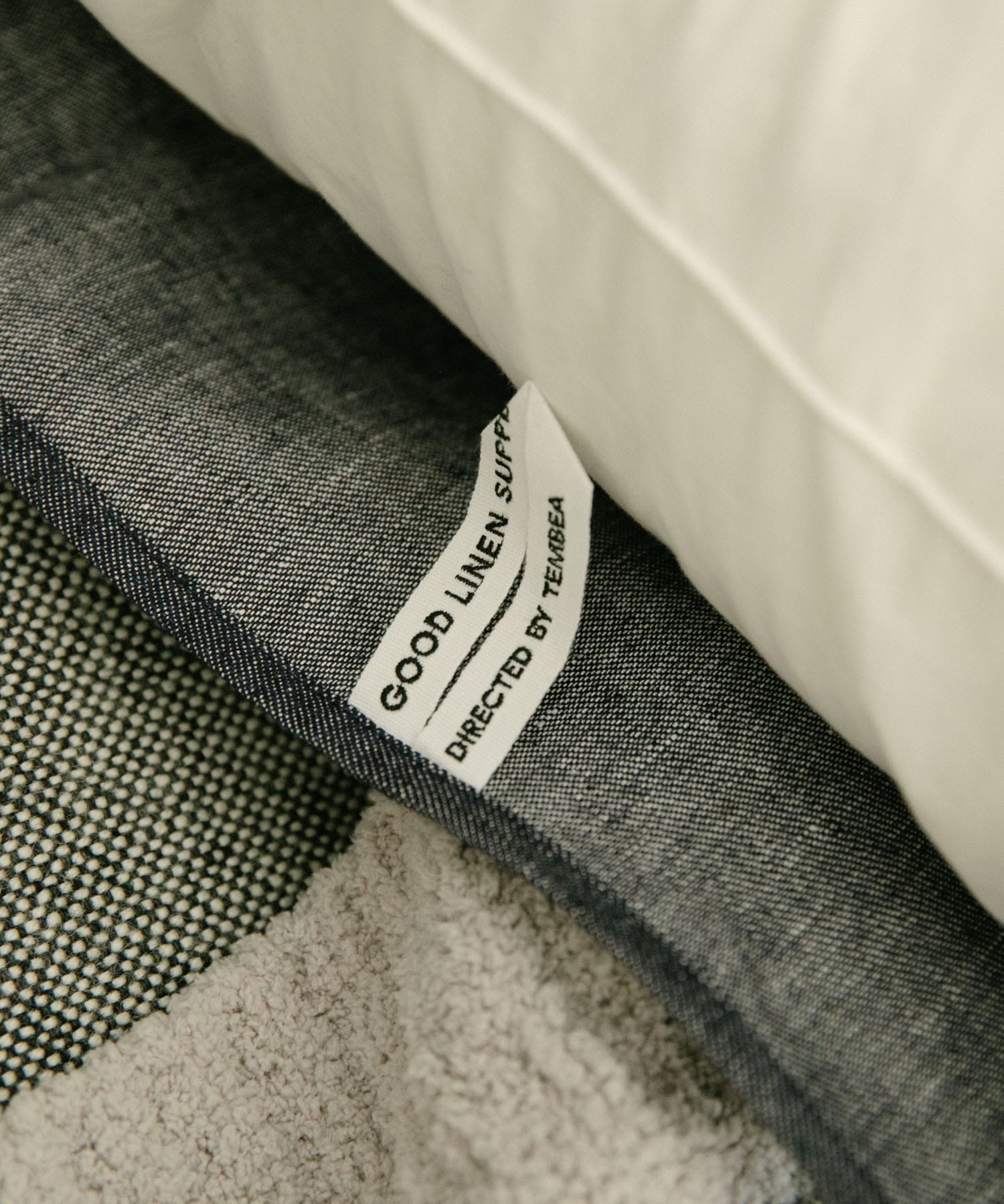 GOOD LINEN SUPPLY　PILLOW CASE TWILL NAVY -