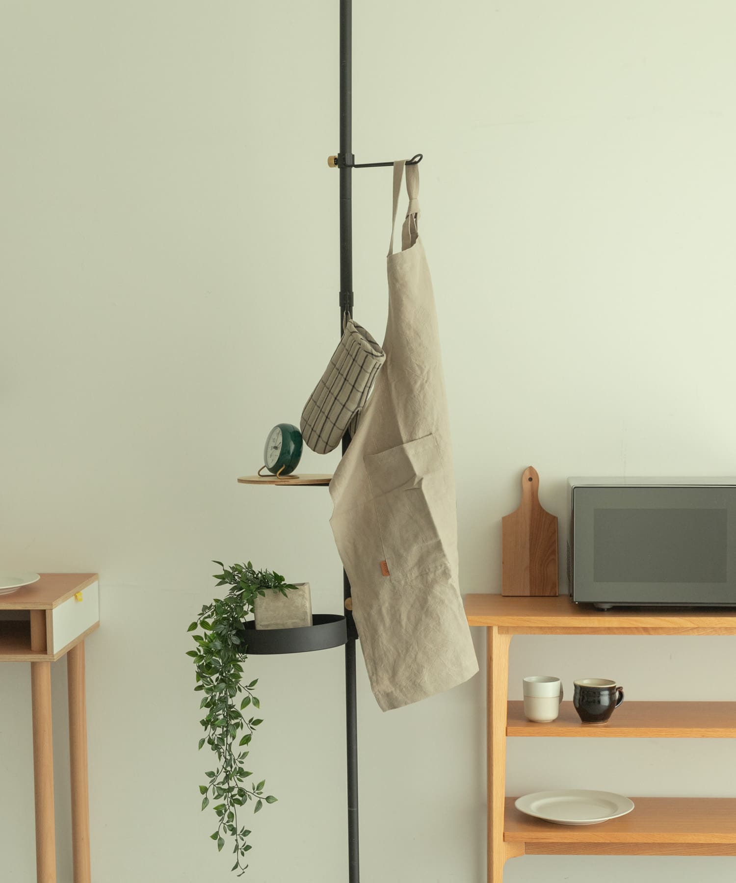 ferm living　HALE YARN-DYED APRON SAND -