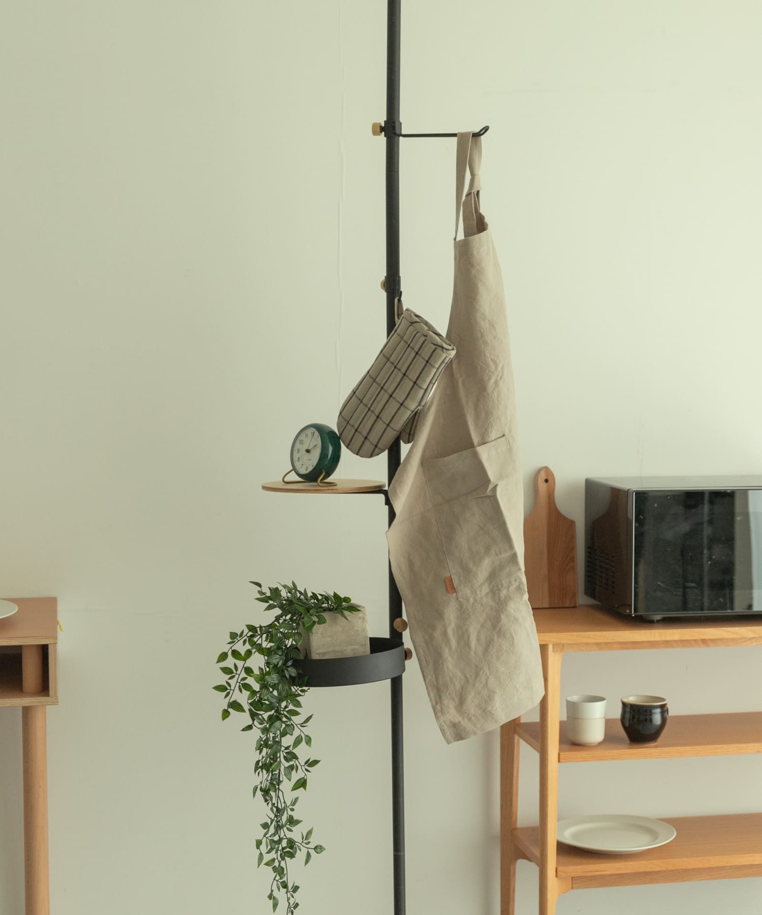 ferm living　HALE YARN-DYED APRON SAND -