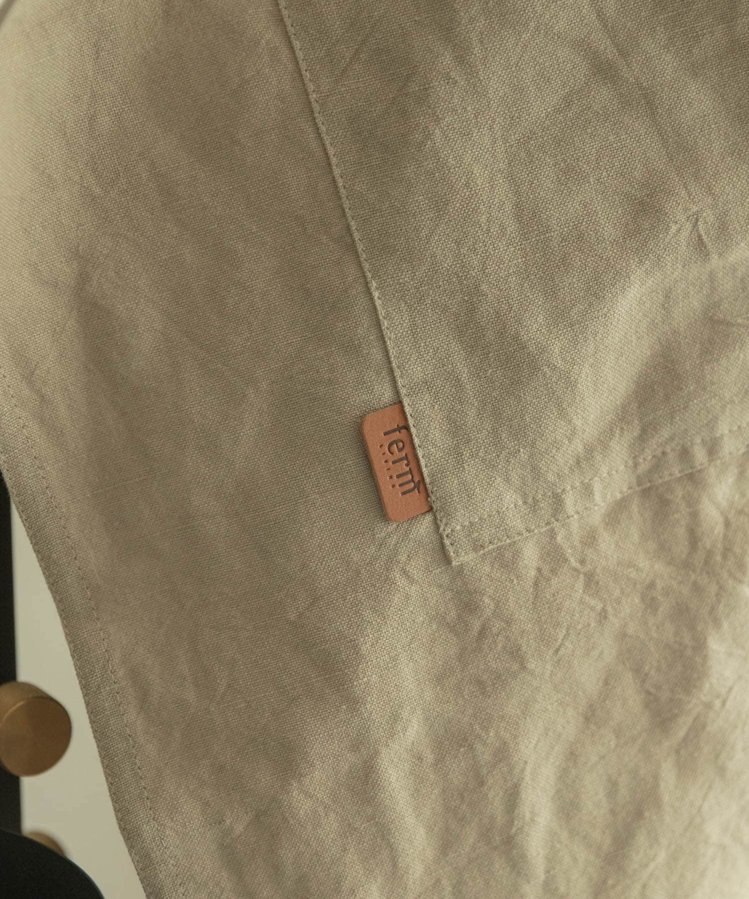 ferm living　HALE YARN-DYED APRON SAND -