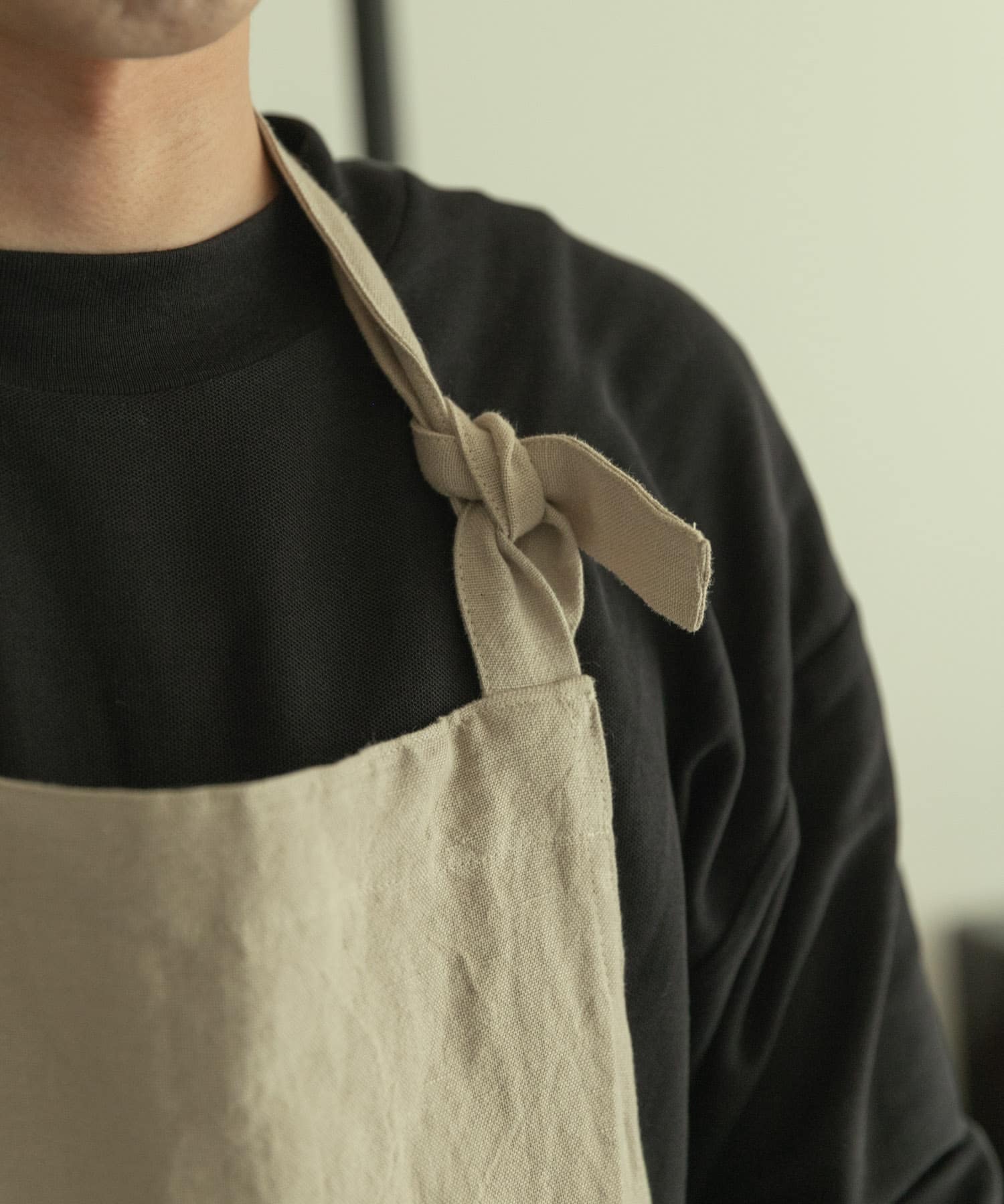 ferm living　HALE YARN-DYED APRON SAND -