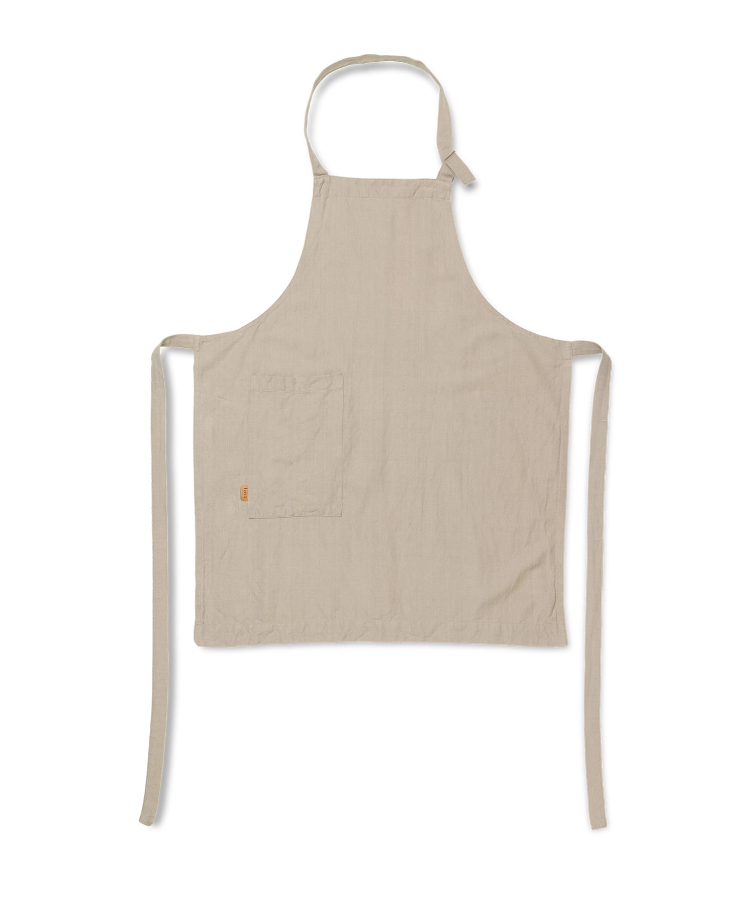 ferm living　HALE YARN-DYED APRON SAND -