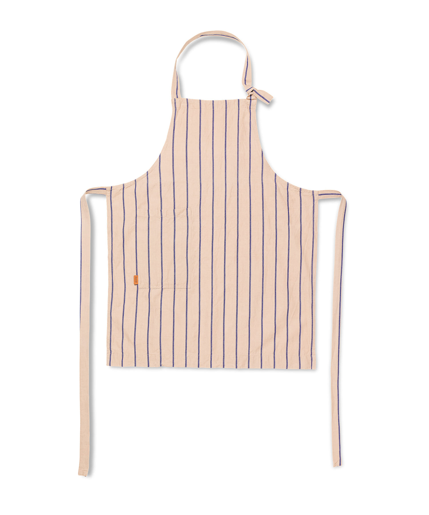 ferm living　HALE YARN-DYED APRON ROSE BLUE -