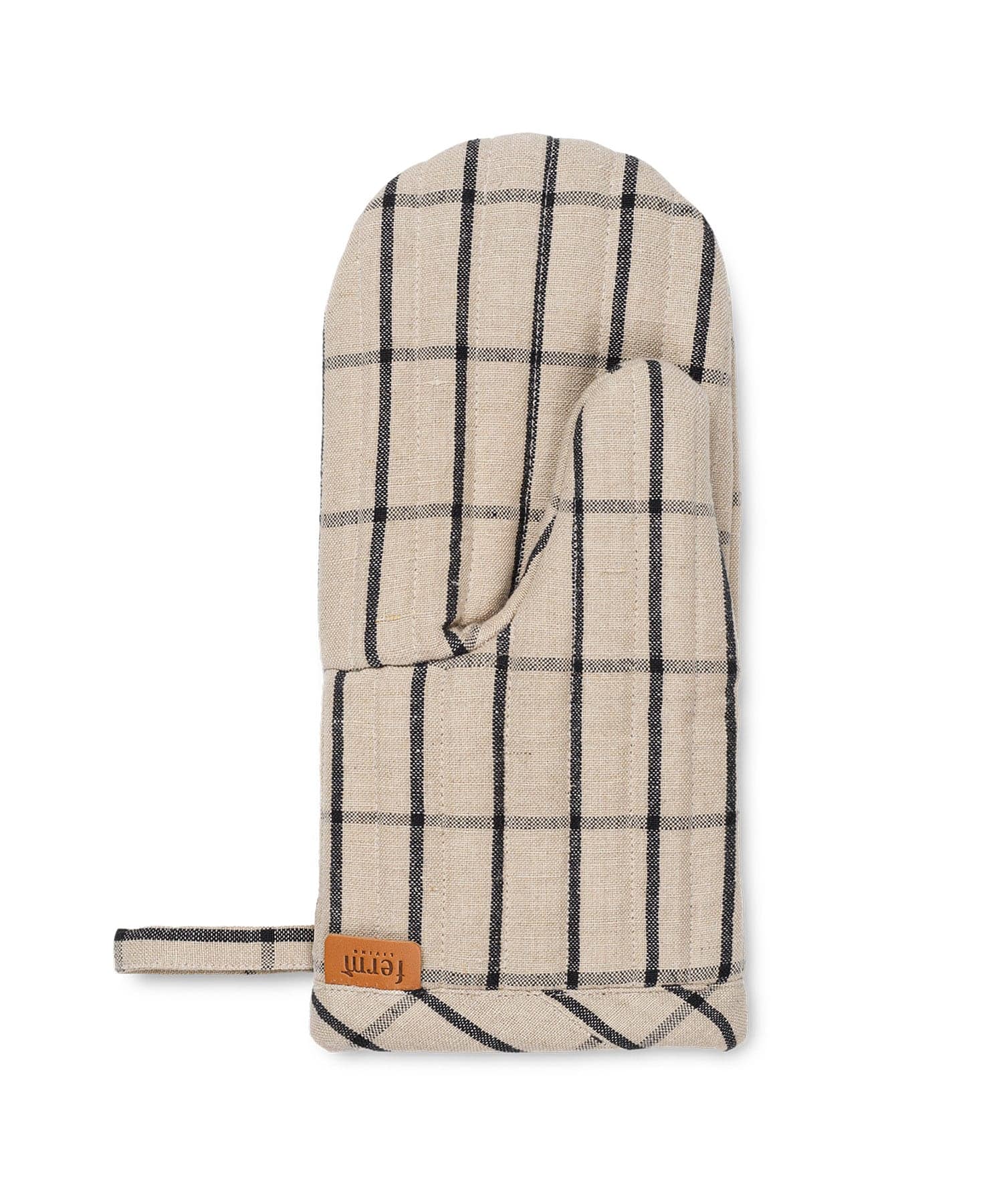 ferm living　HALE YARN-DYED OVEN MITT SAND -