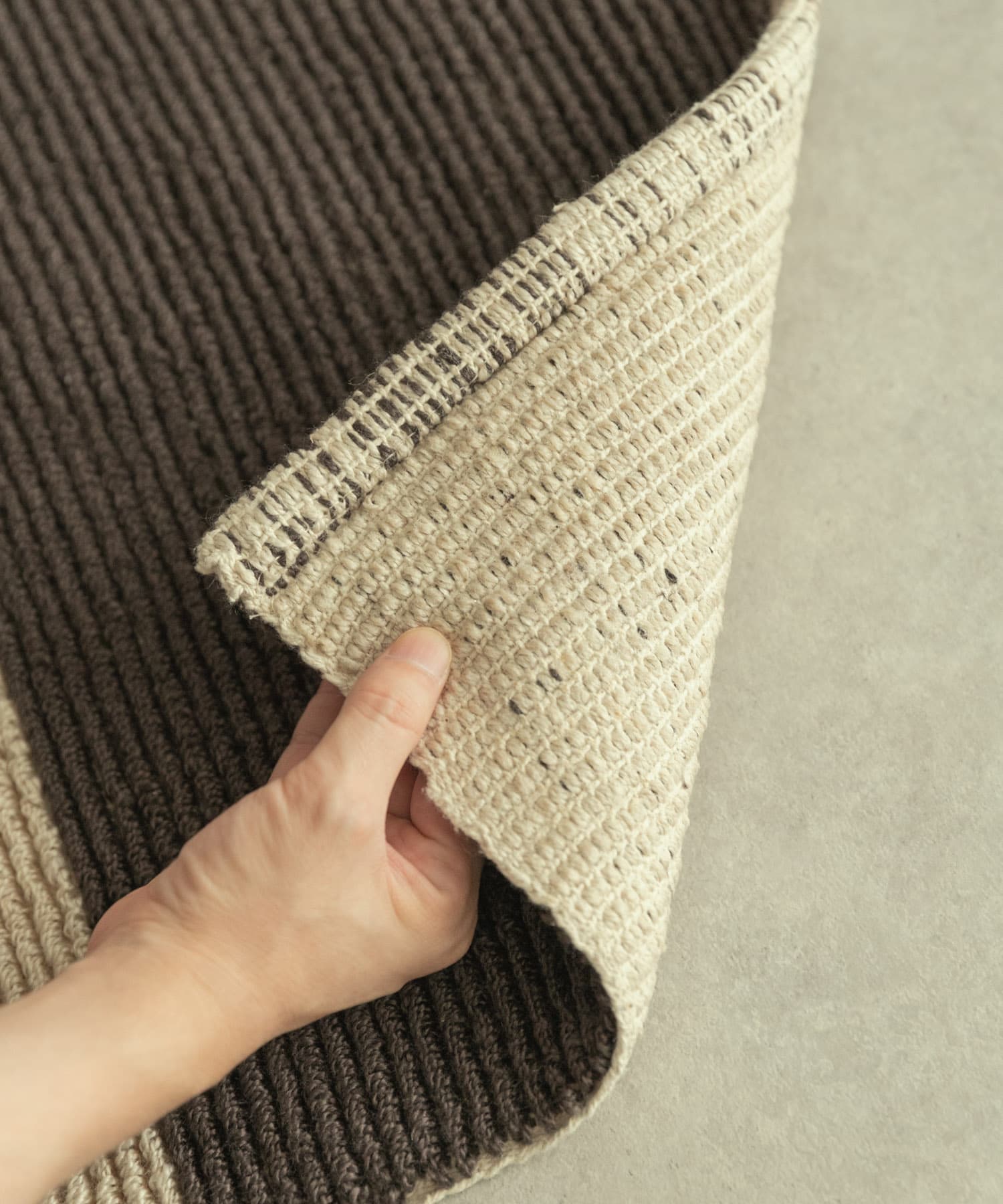 ferm living　PILE BATHROOM MAT GRAY -