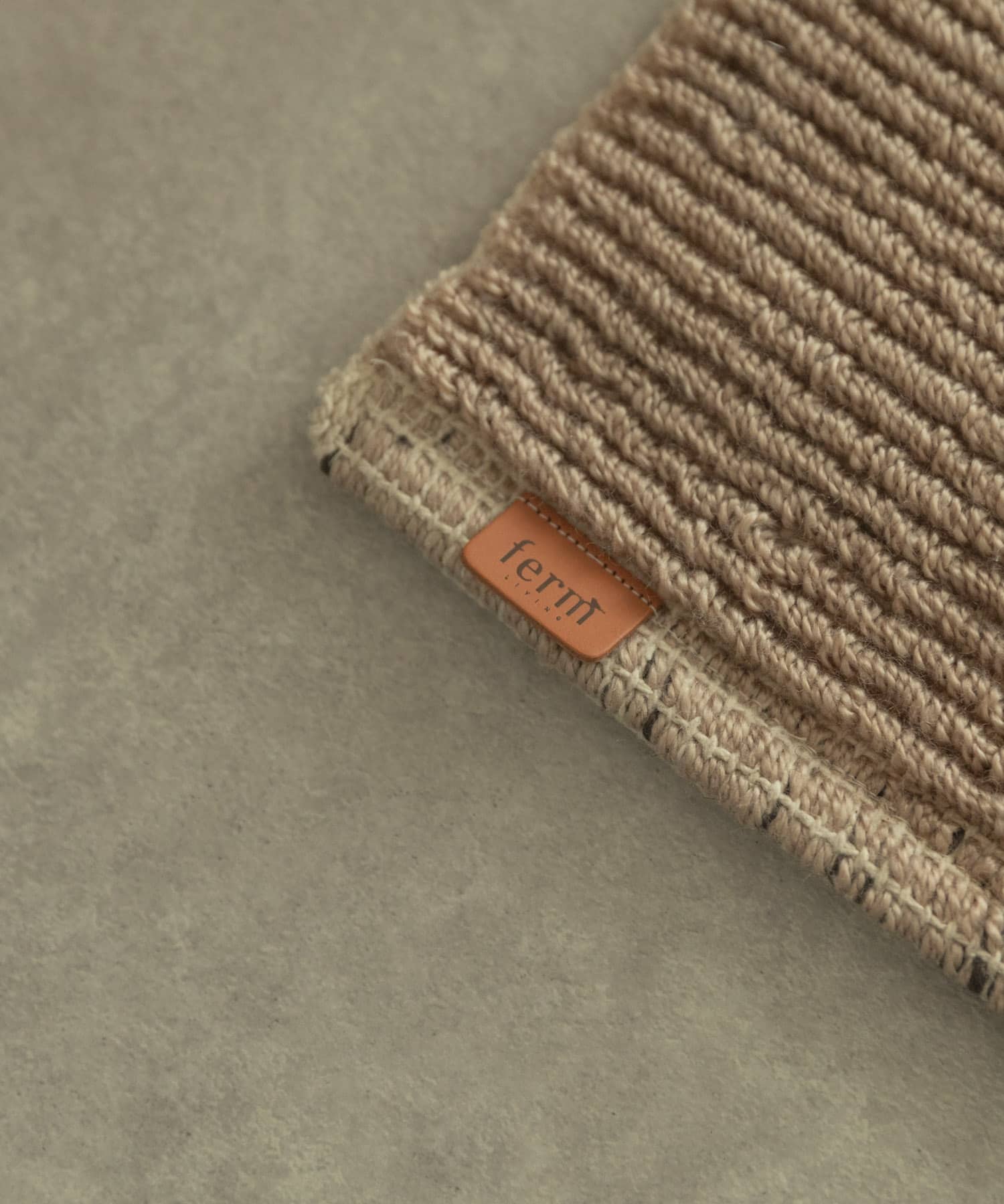 ferm living　PILE BATHROOM MAT GRAY -