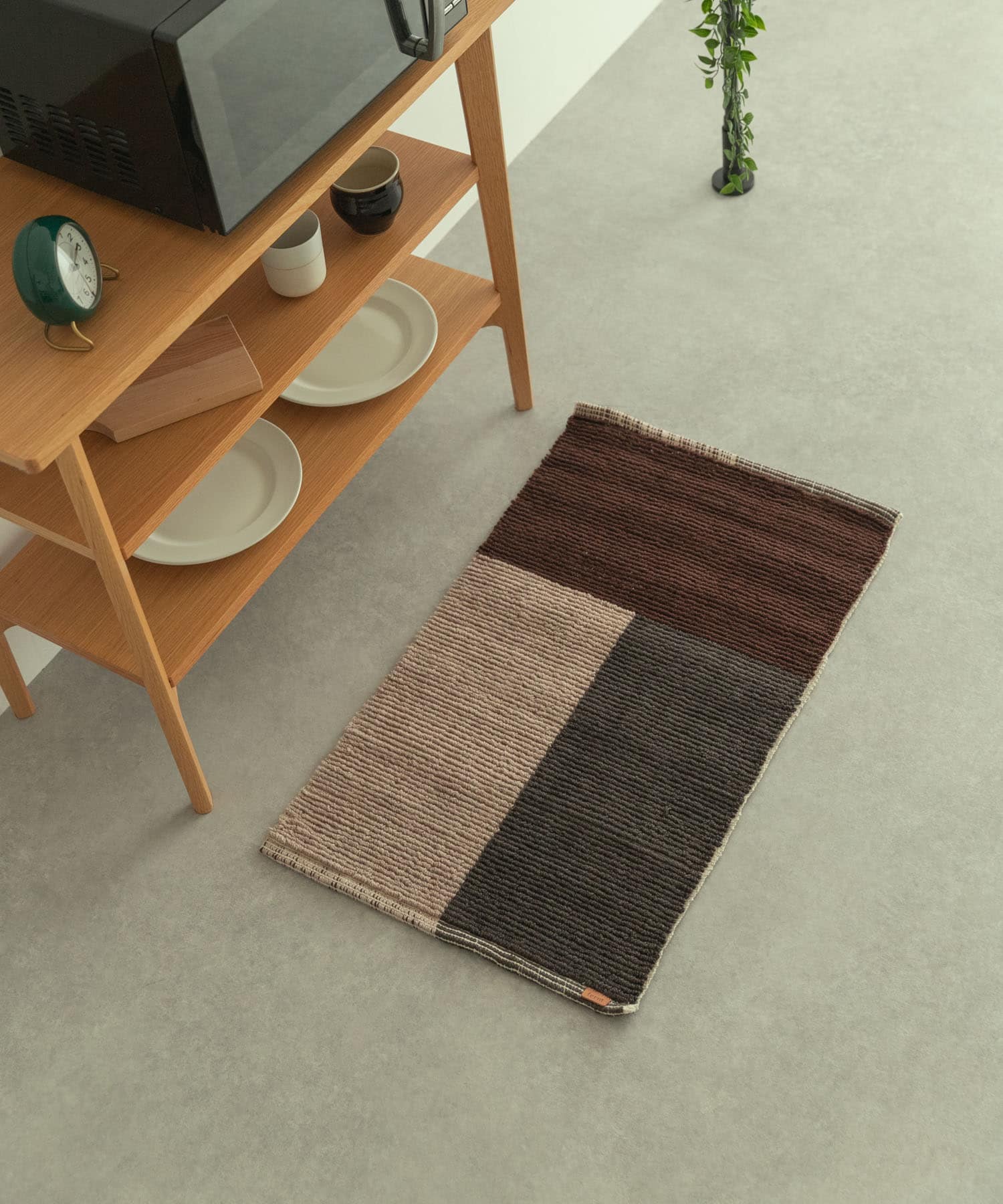 ferm living　PILE BATHROOM MAT BROWN -