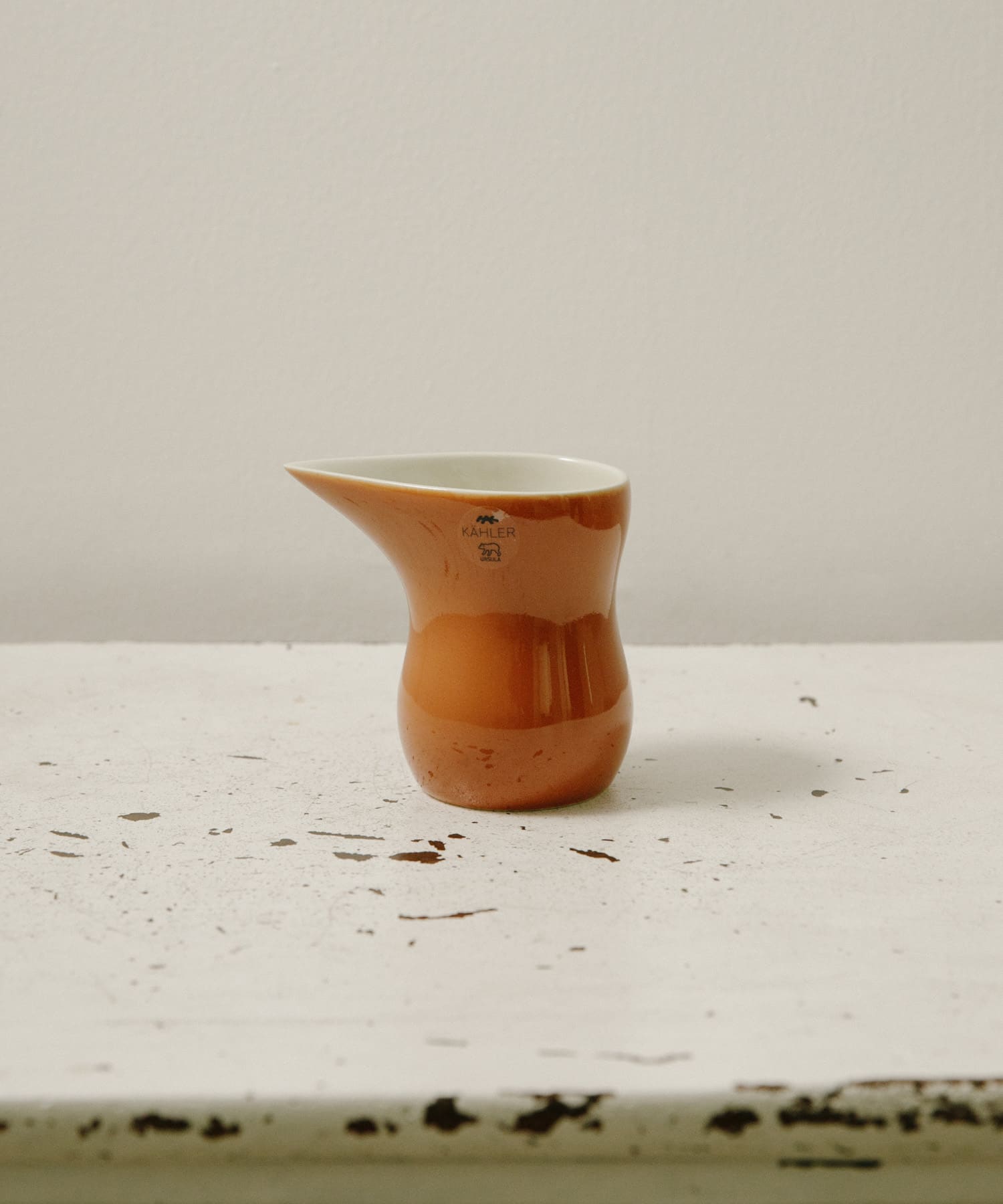 KAHLER　ジャグ280ml Φ8xW11.5xH11cm オーカー -