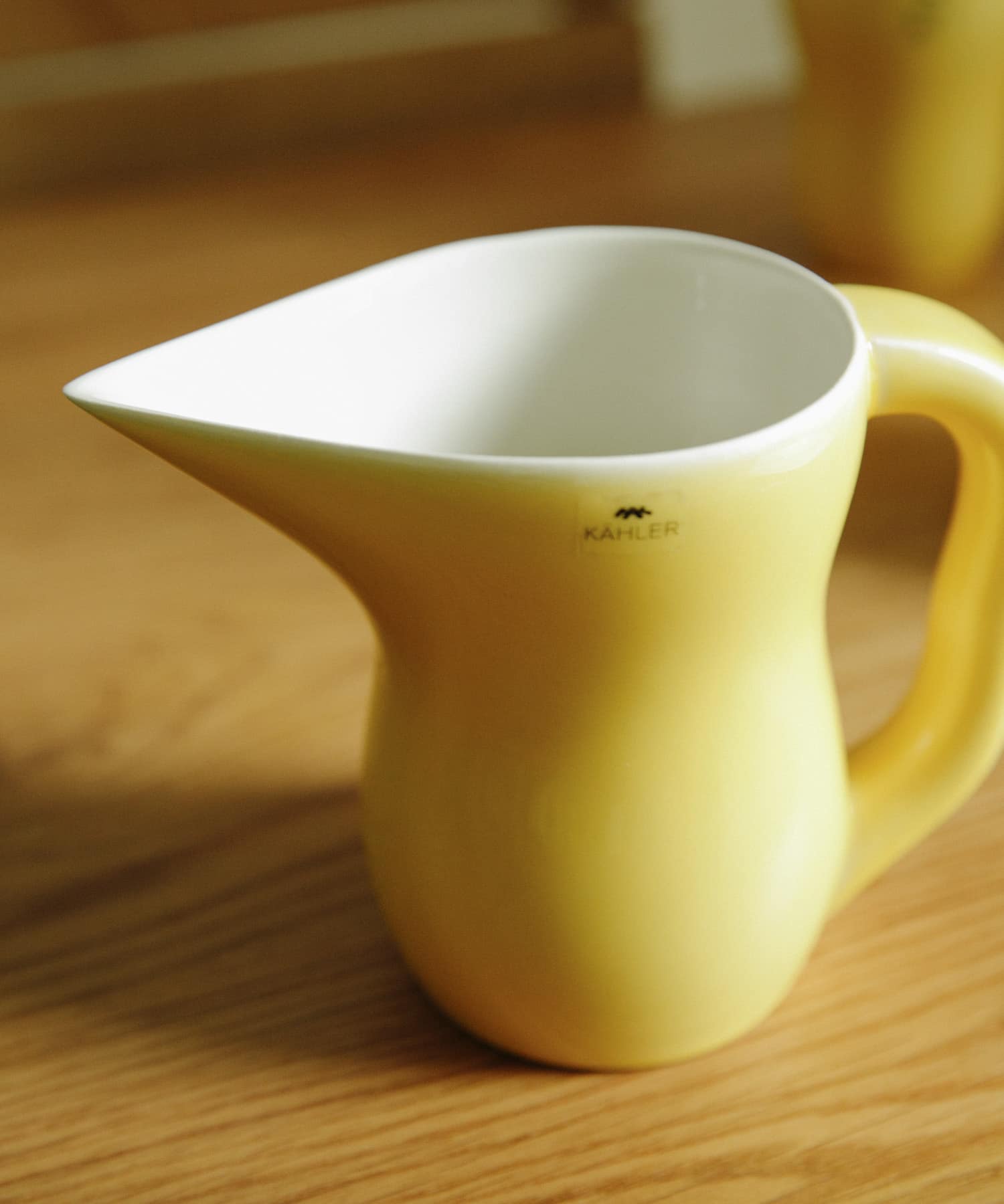 KAHLER　ジャグ420ml Φ9xW17xH13cm イエロー -
