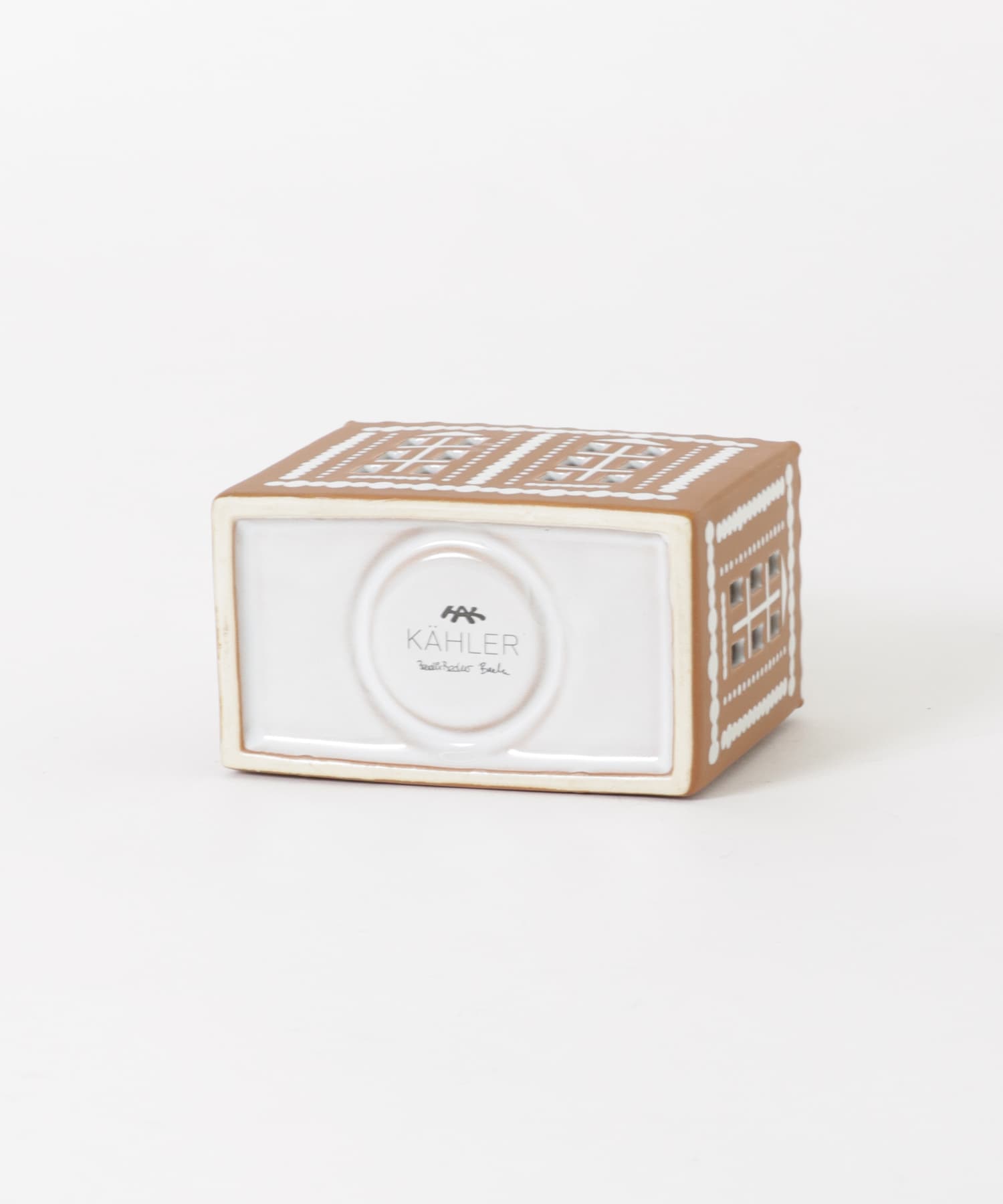 HOLMEGAARD　ジンジャーブレッドハウス M BROWNxWHT -