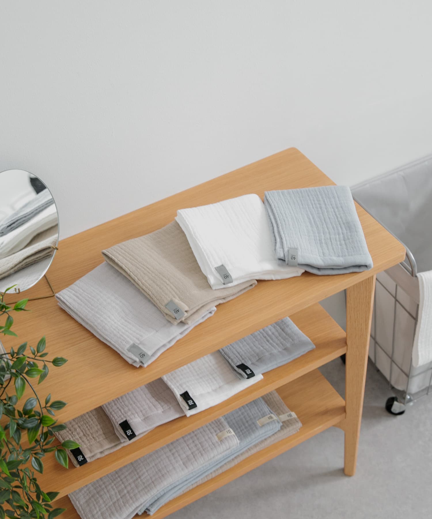 calmland　MY タオル 40cm L.GRAY -
