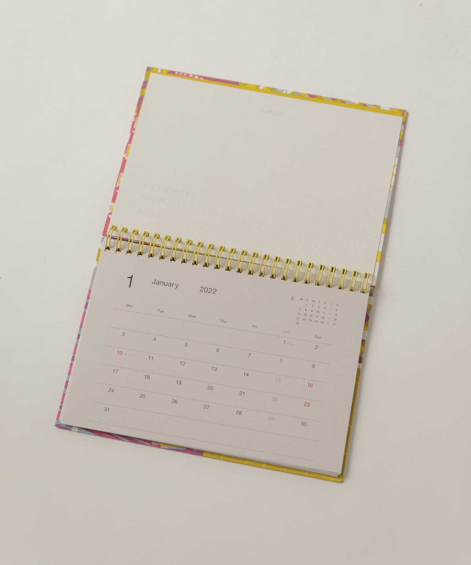 &PAPERS　別注2022カレンダー apartment -