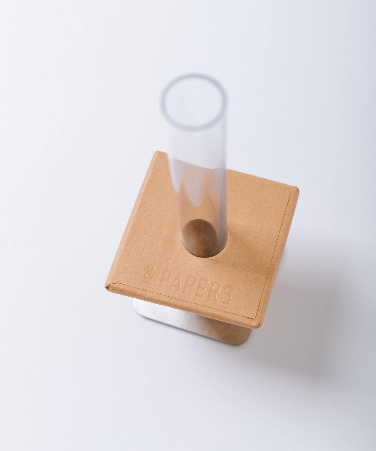 &PAPERS　FANFARE 紙製フラワーベース PINK BEIGE -