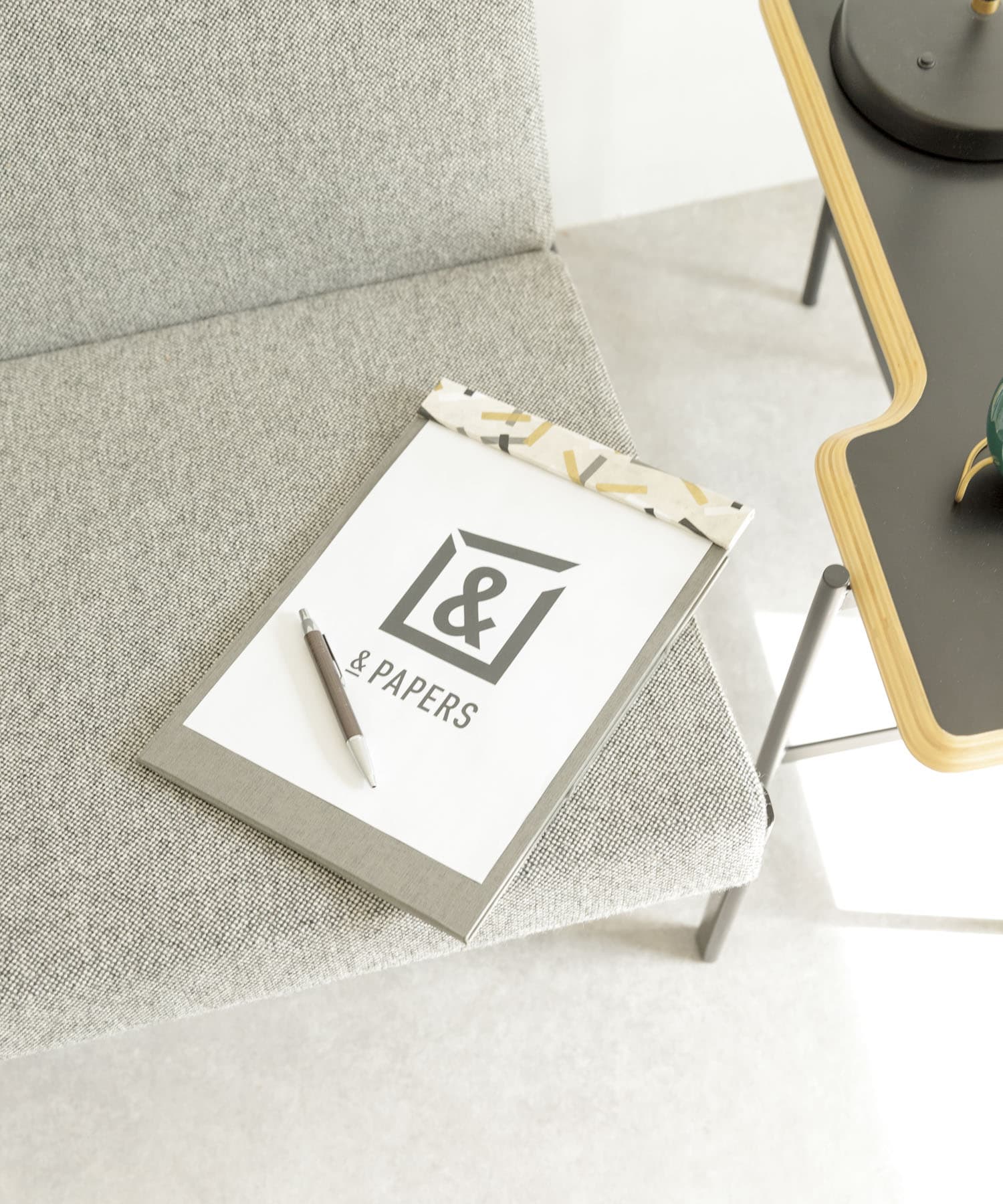 &PAPERS　別注FUNCTIONAL CLIP BOARD poppers bk -