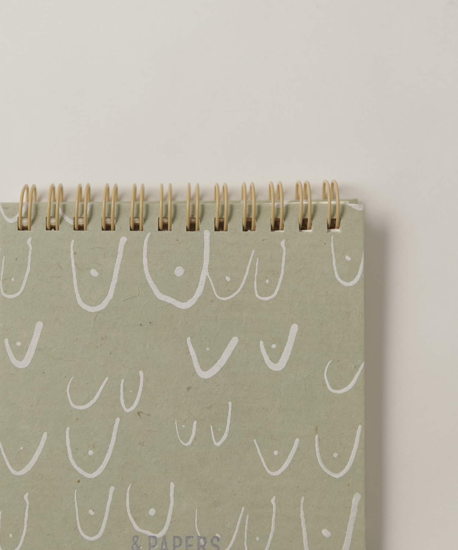 &PAPERS　別注MEMO BOOK mother grn -