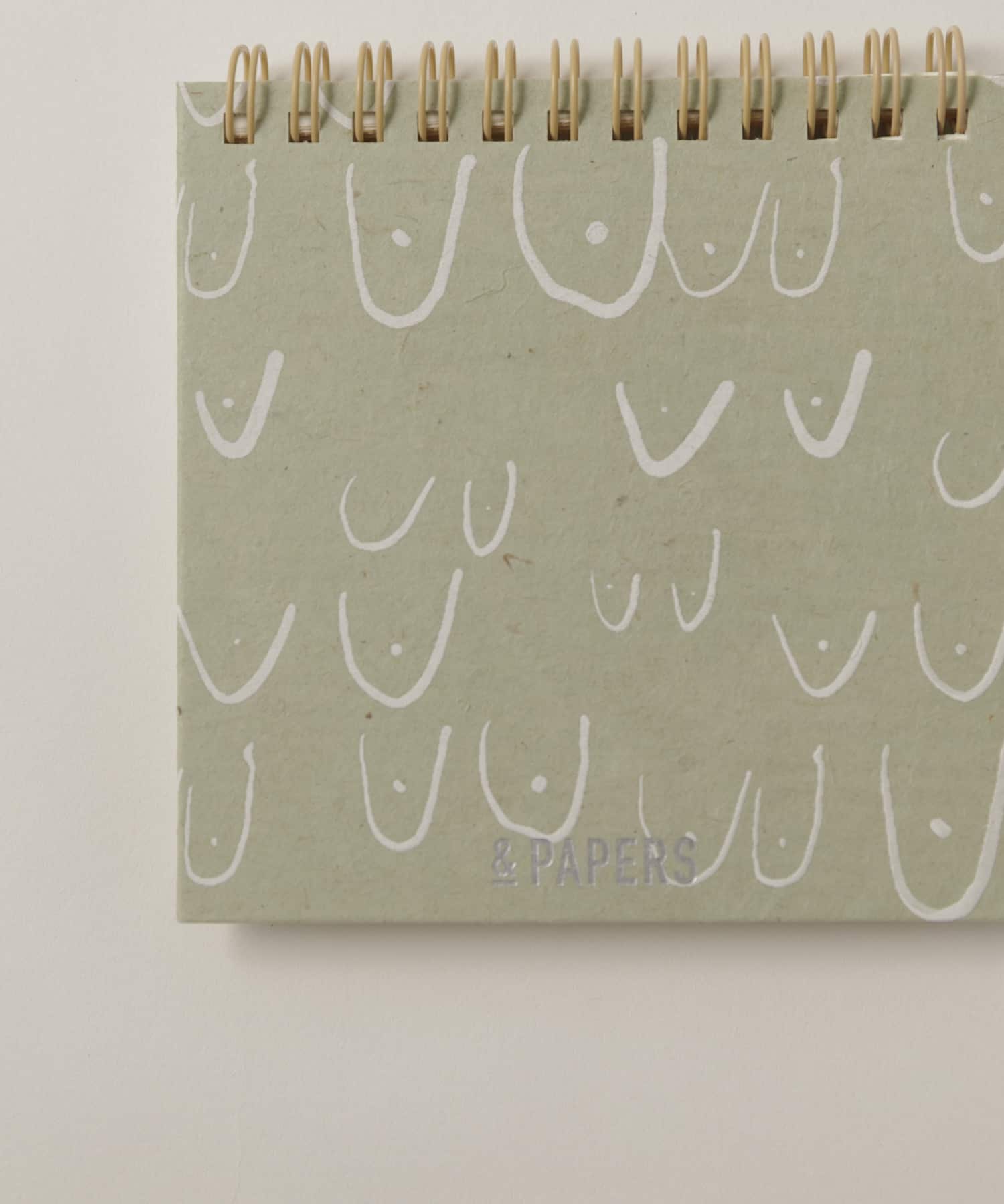 &PAPERS　別注MEMO BOOK mother grn -